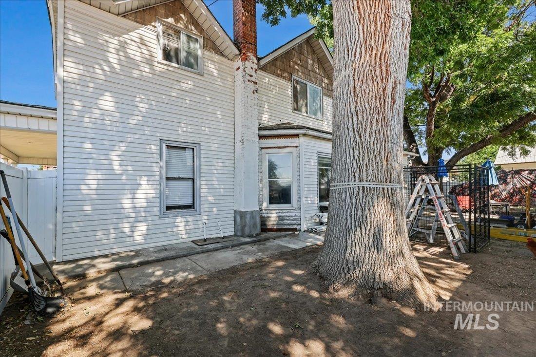 Back of property