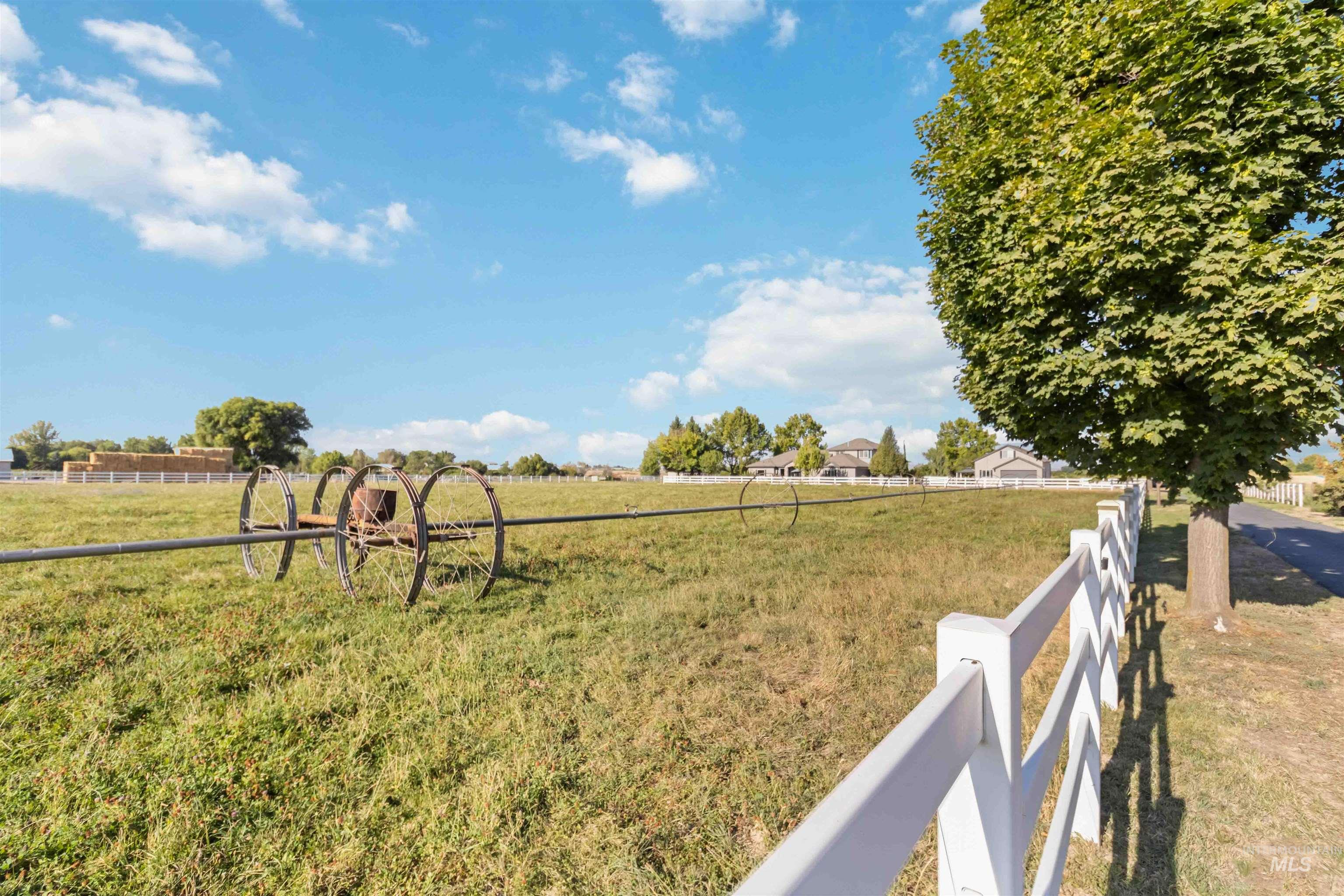View of yard featuring a view of countryside