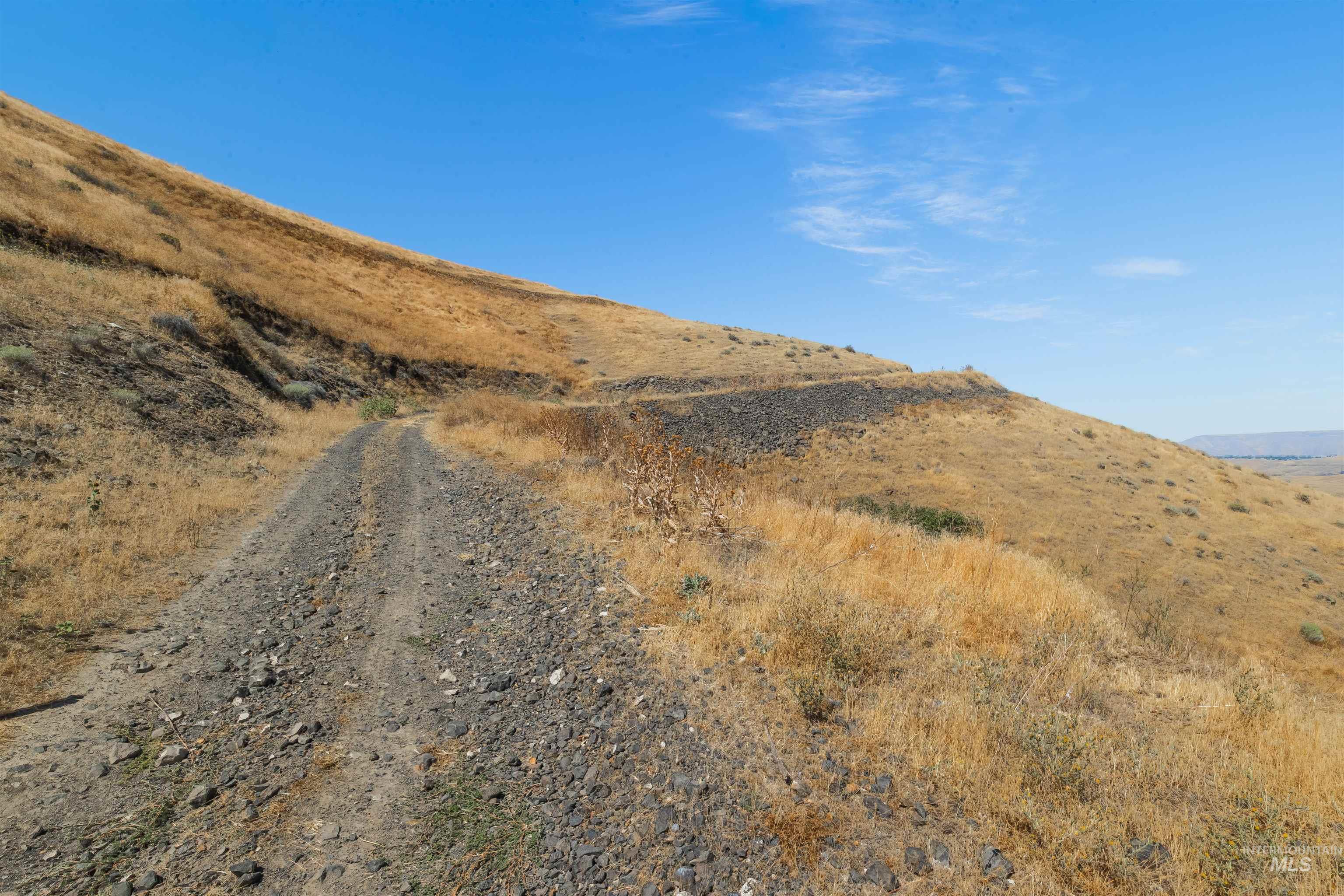 View of road with a mountain view