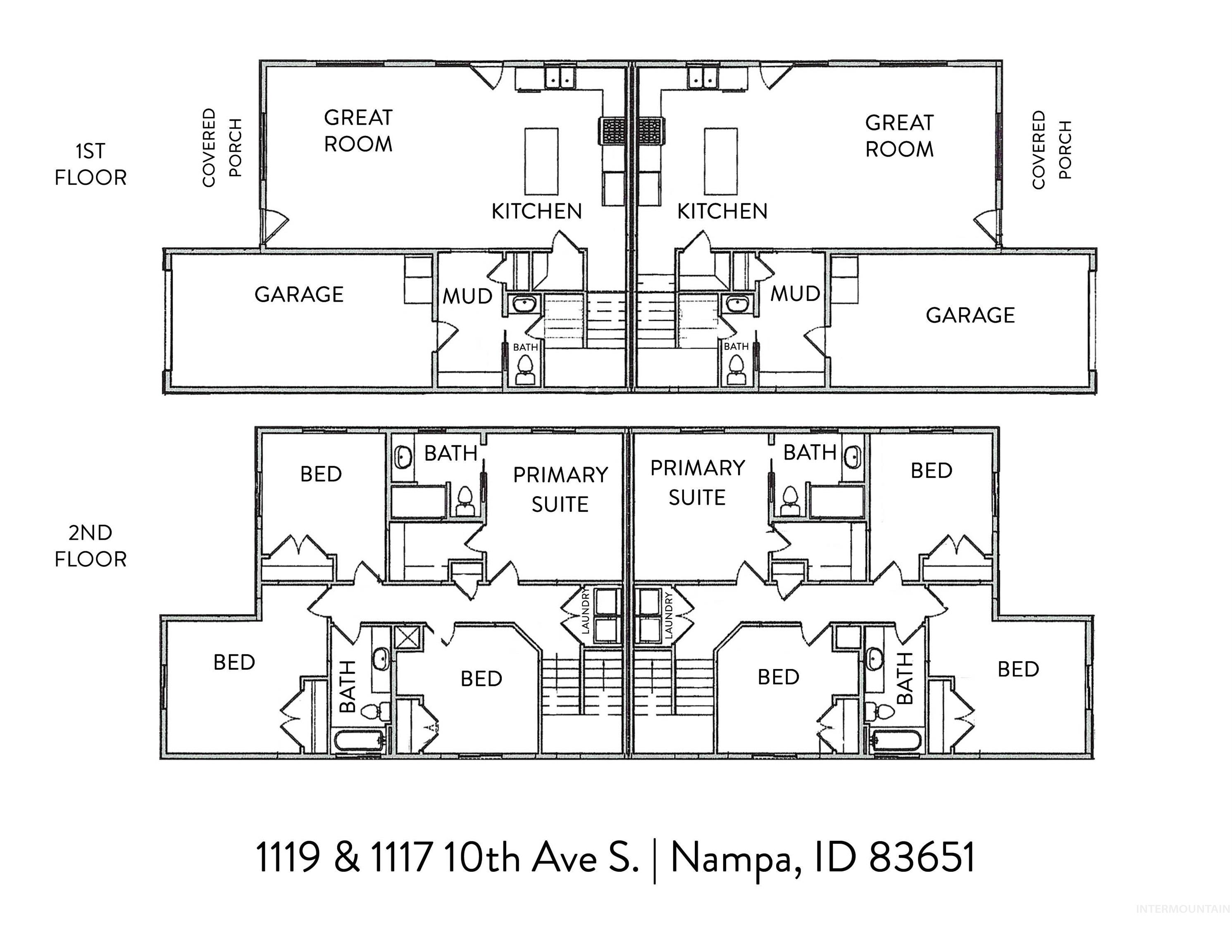 1119 10th Ave So., Nampa, Idaho 83651, 4 Bedrooms, 2.5 Bathrooms, Residential Income For Sale, Price $735,000, 98958429
