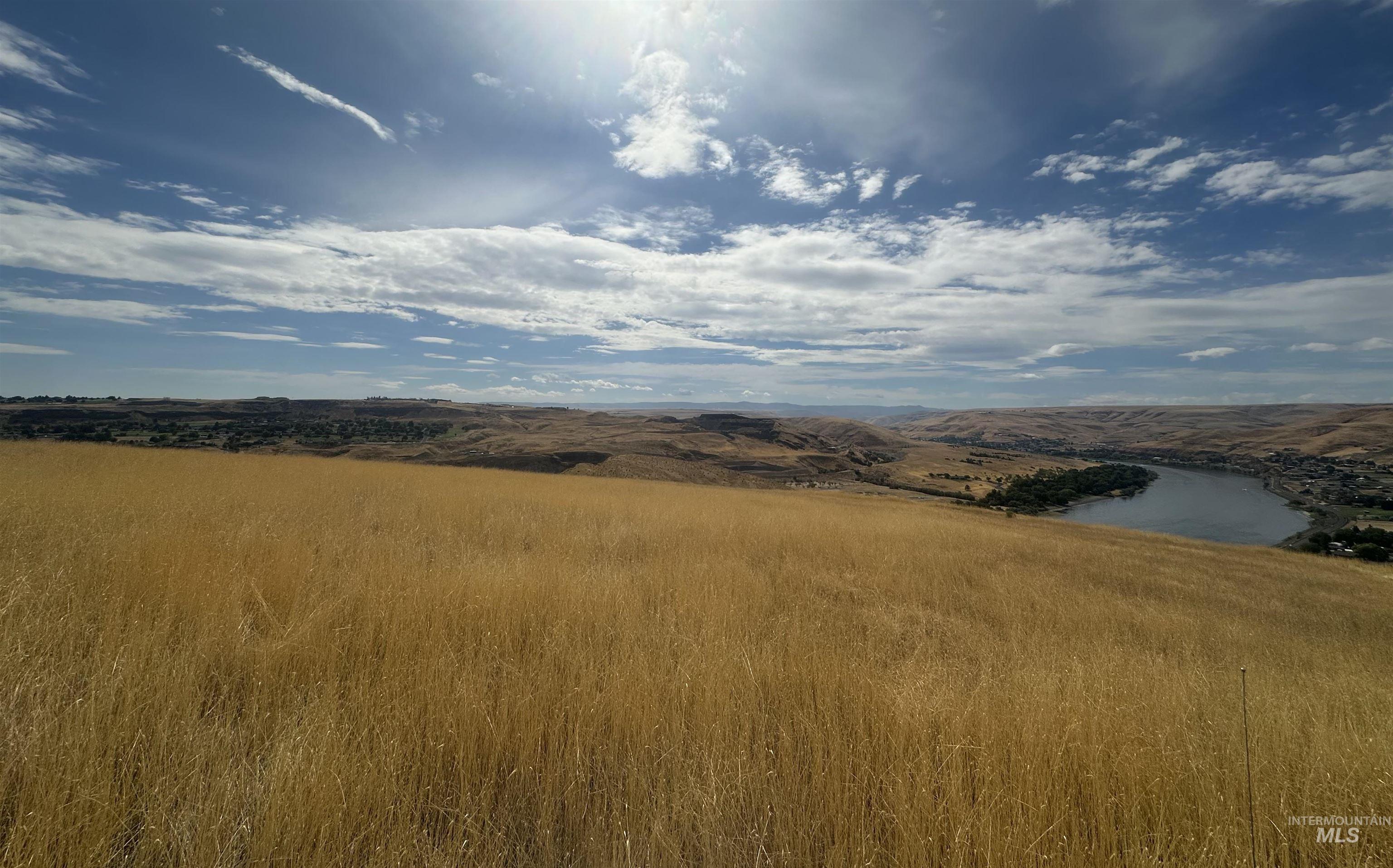 Drone / aerial view of a water and mountain view