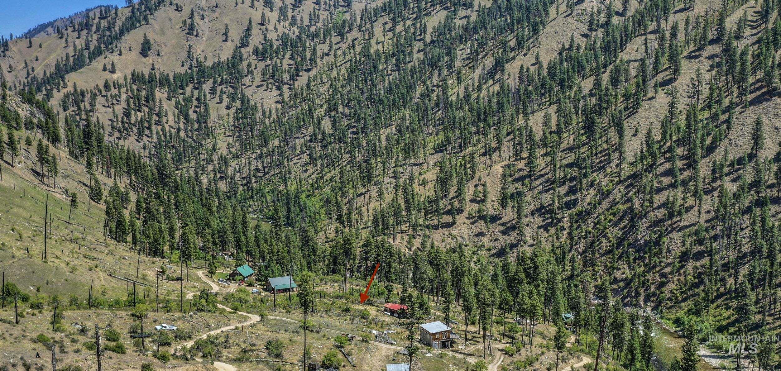 Aerial overview of property's location