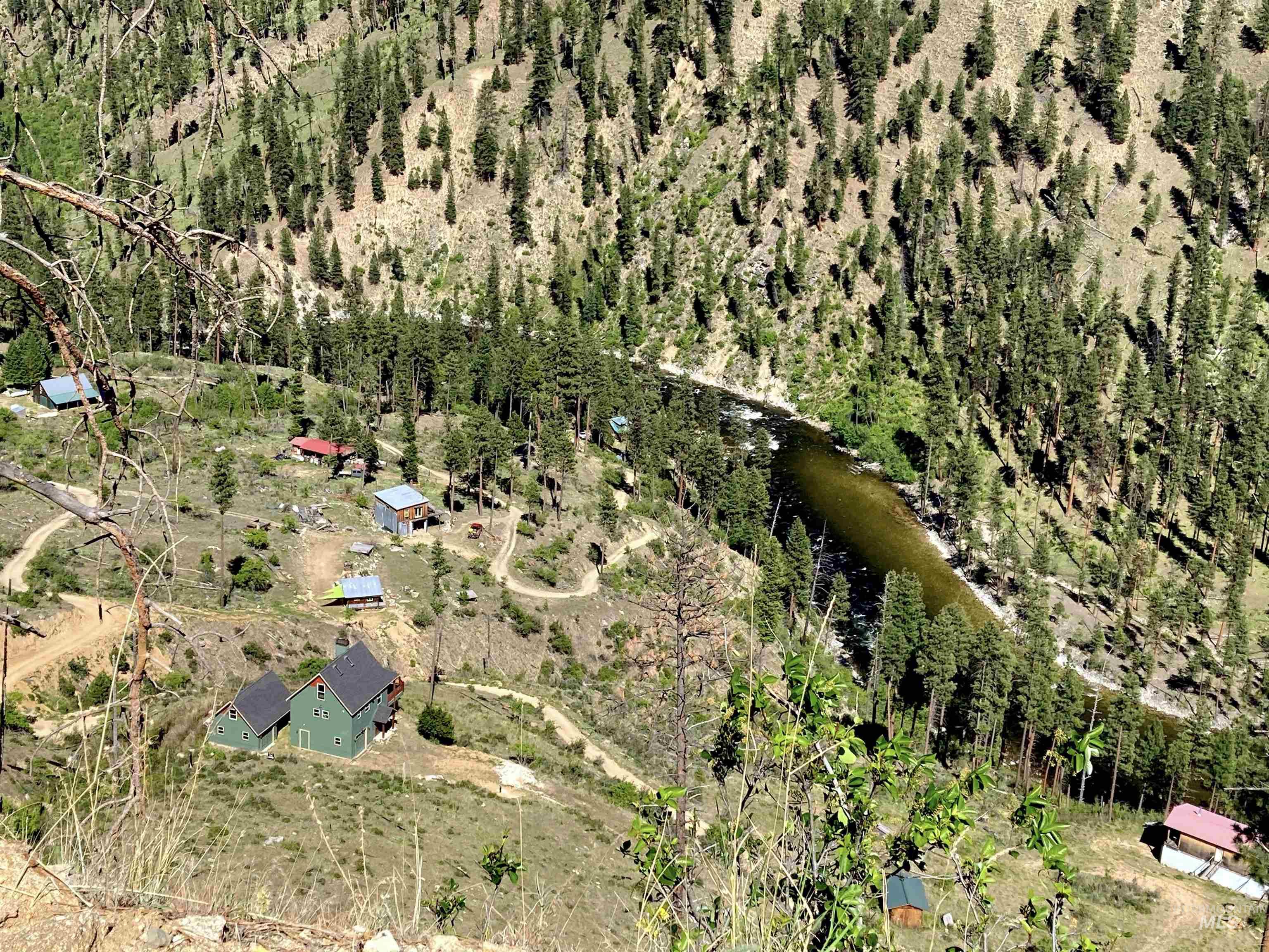 Aerial view of property and surrounding area