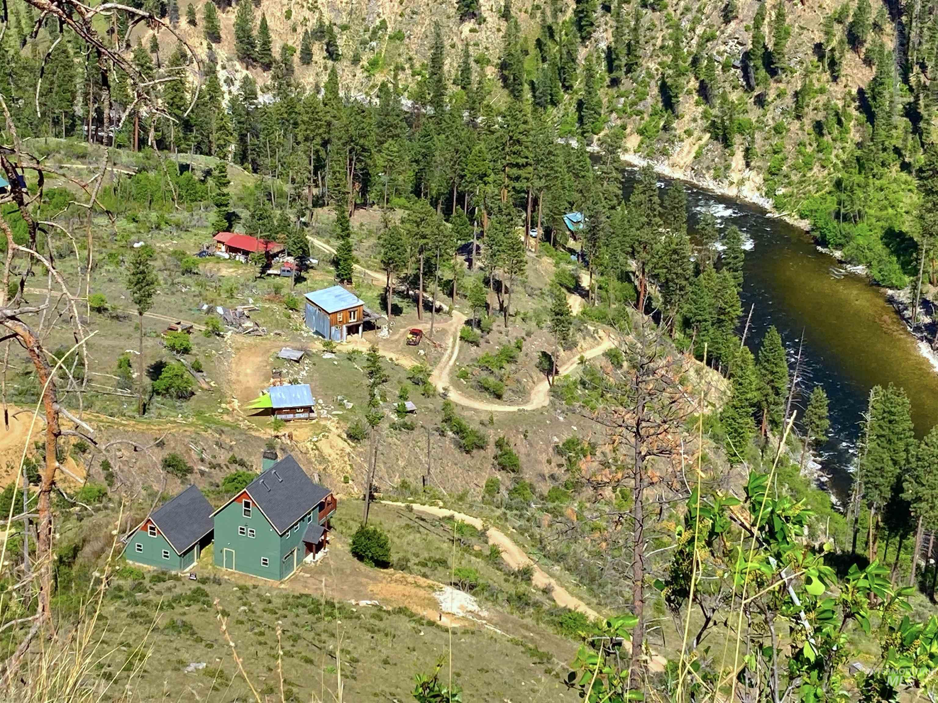 Aerial view of property and surrounding area