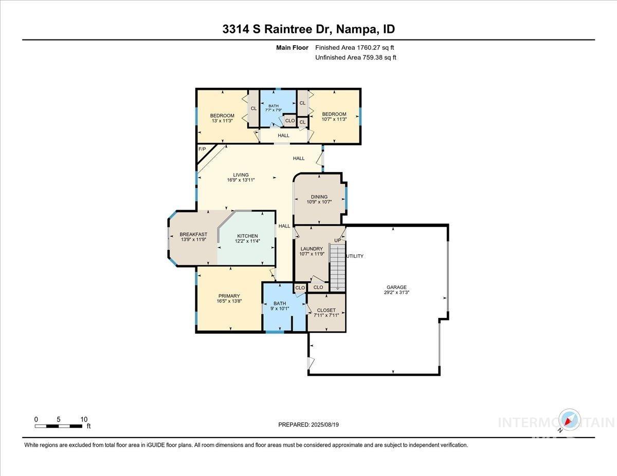 View of floor plan / room layout