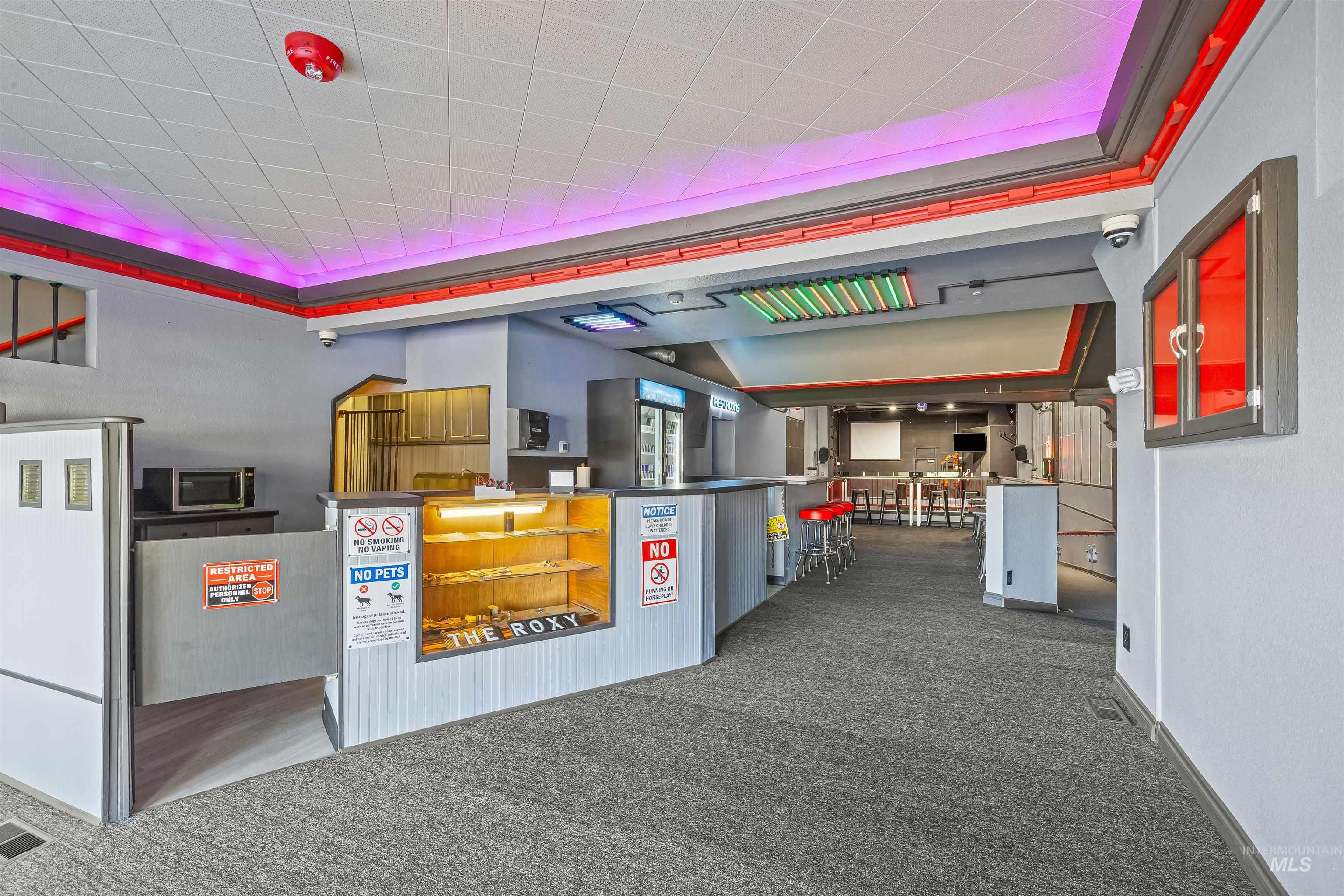 View of welcome area