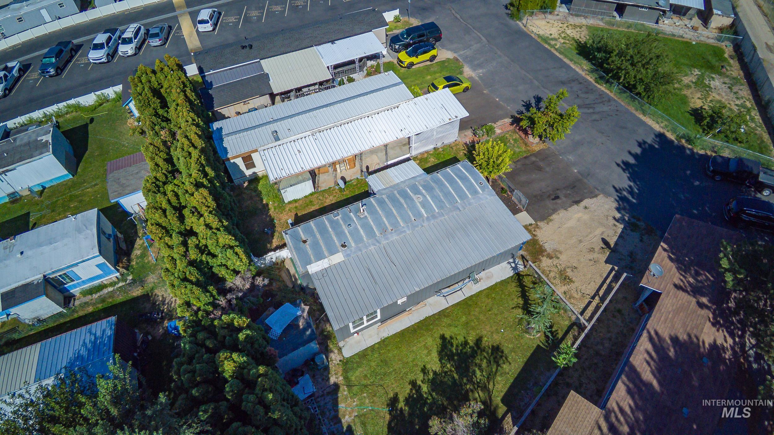 Aerial view of property's location