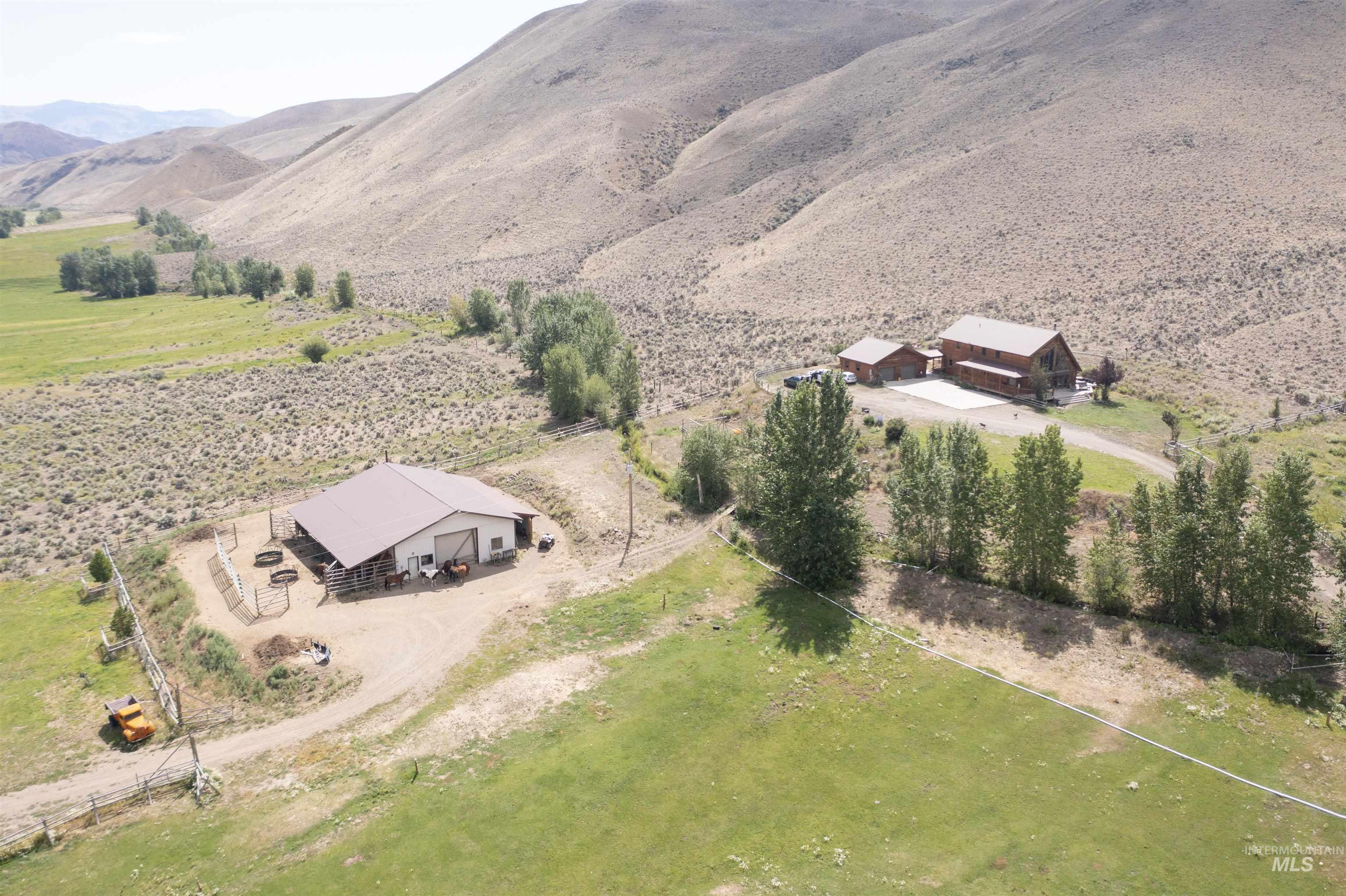 View of rural area with mountains