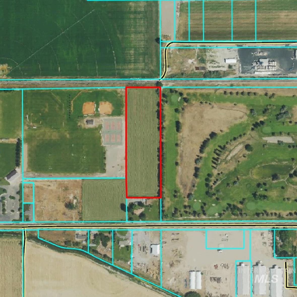 Map / location with property boundaries highlighted