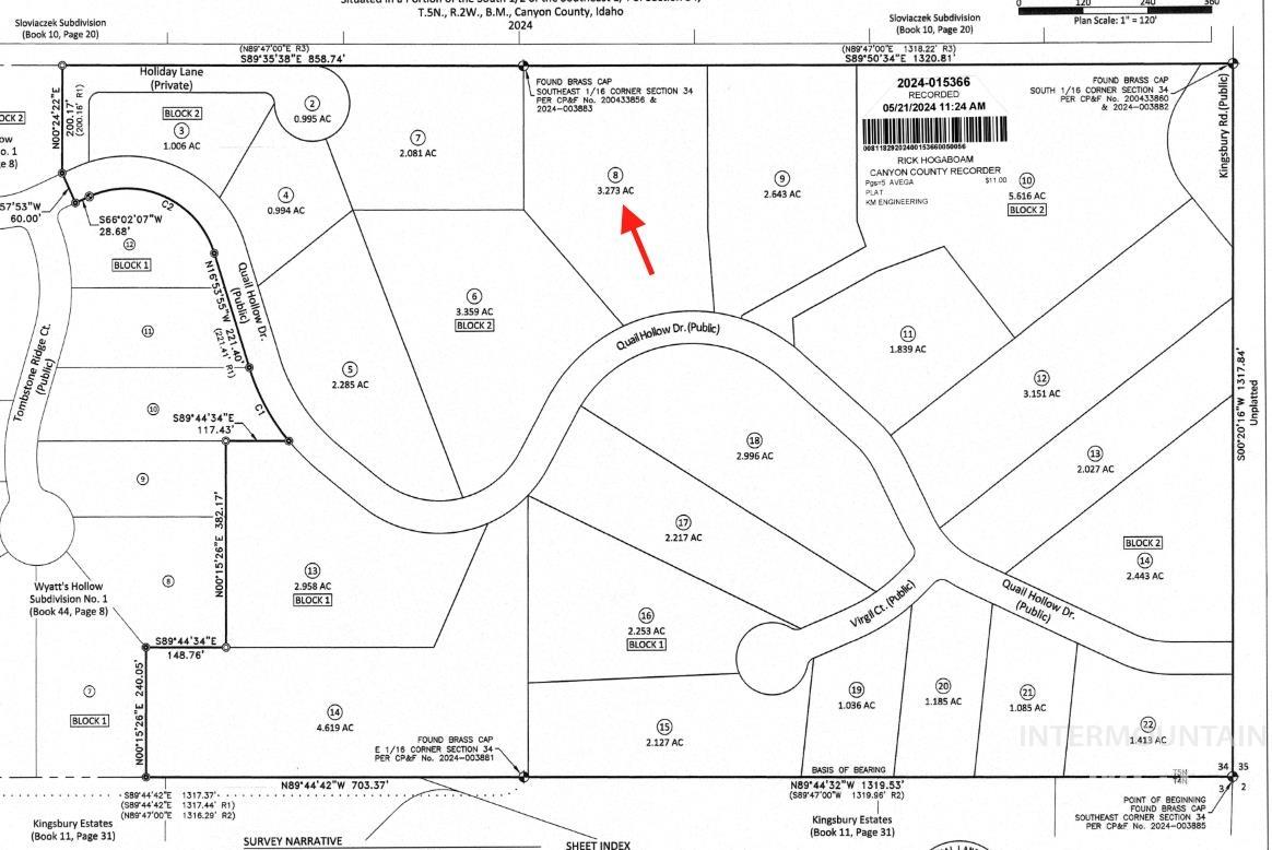 8224 Quail Hollow Dr, Middleton, Idaho 83644, Land For Sale, Price $339,900, 98959555