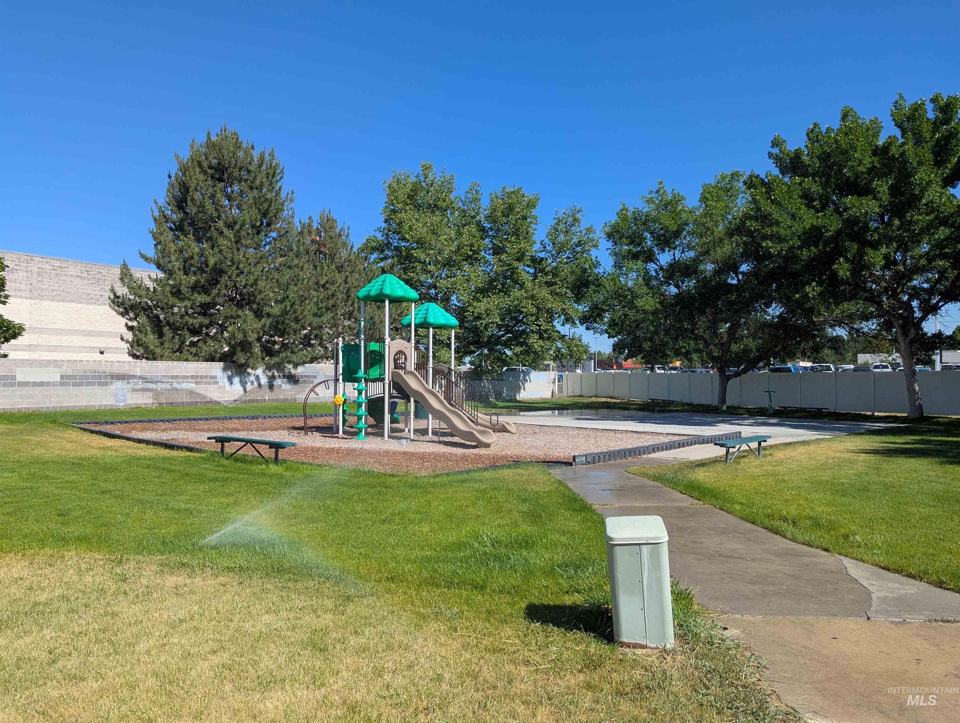 View of community playground