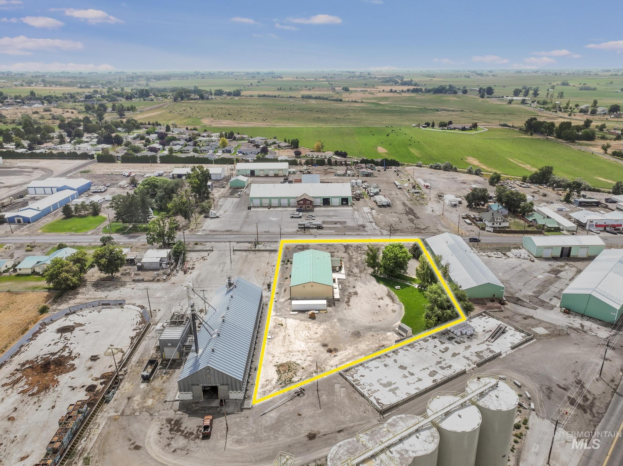 View of property location featuring property parcel outlined