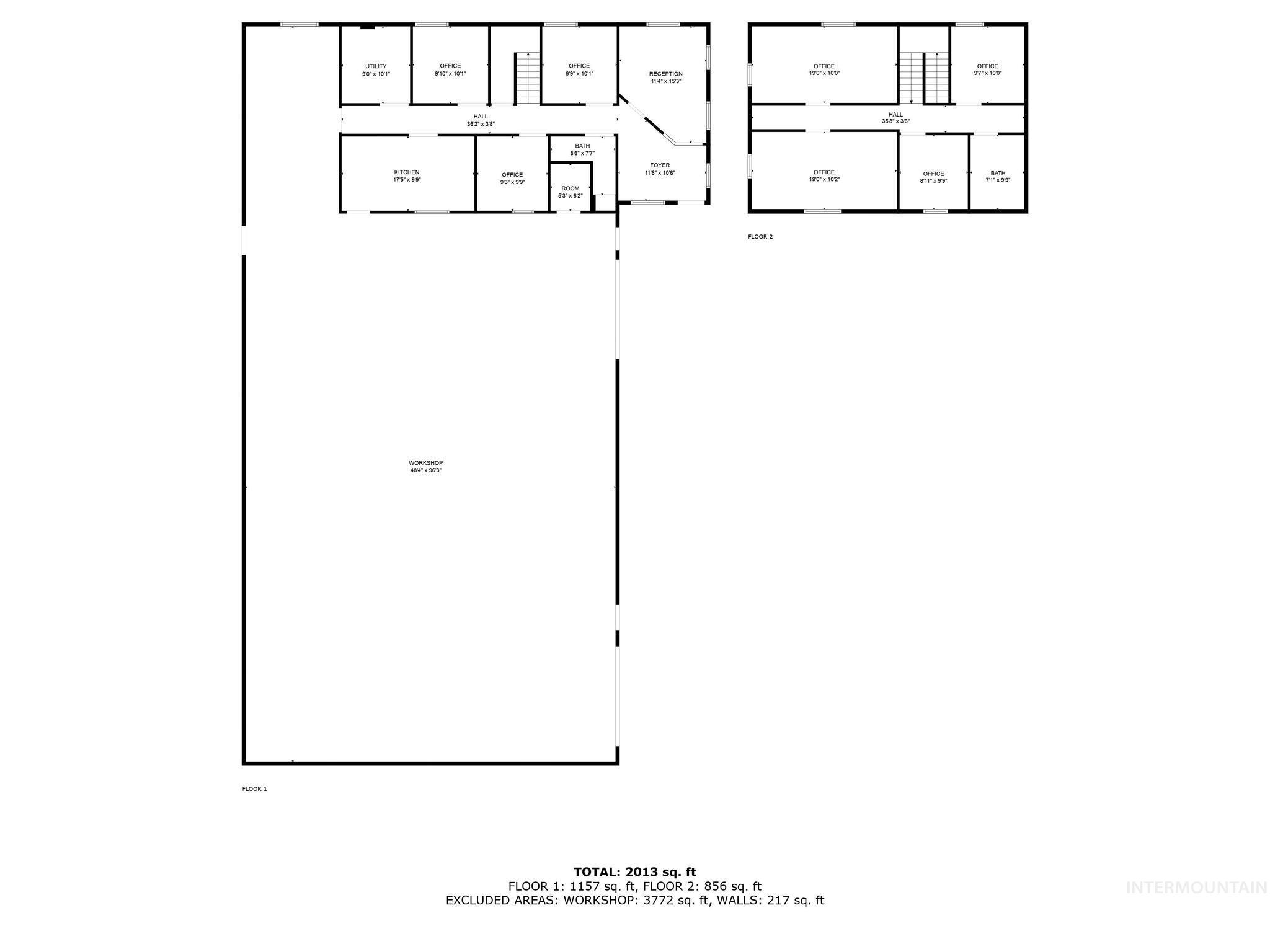 View of floor plan / room layout
