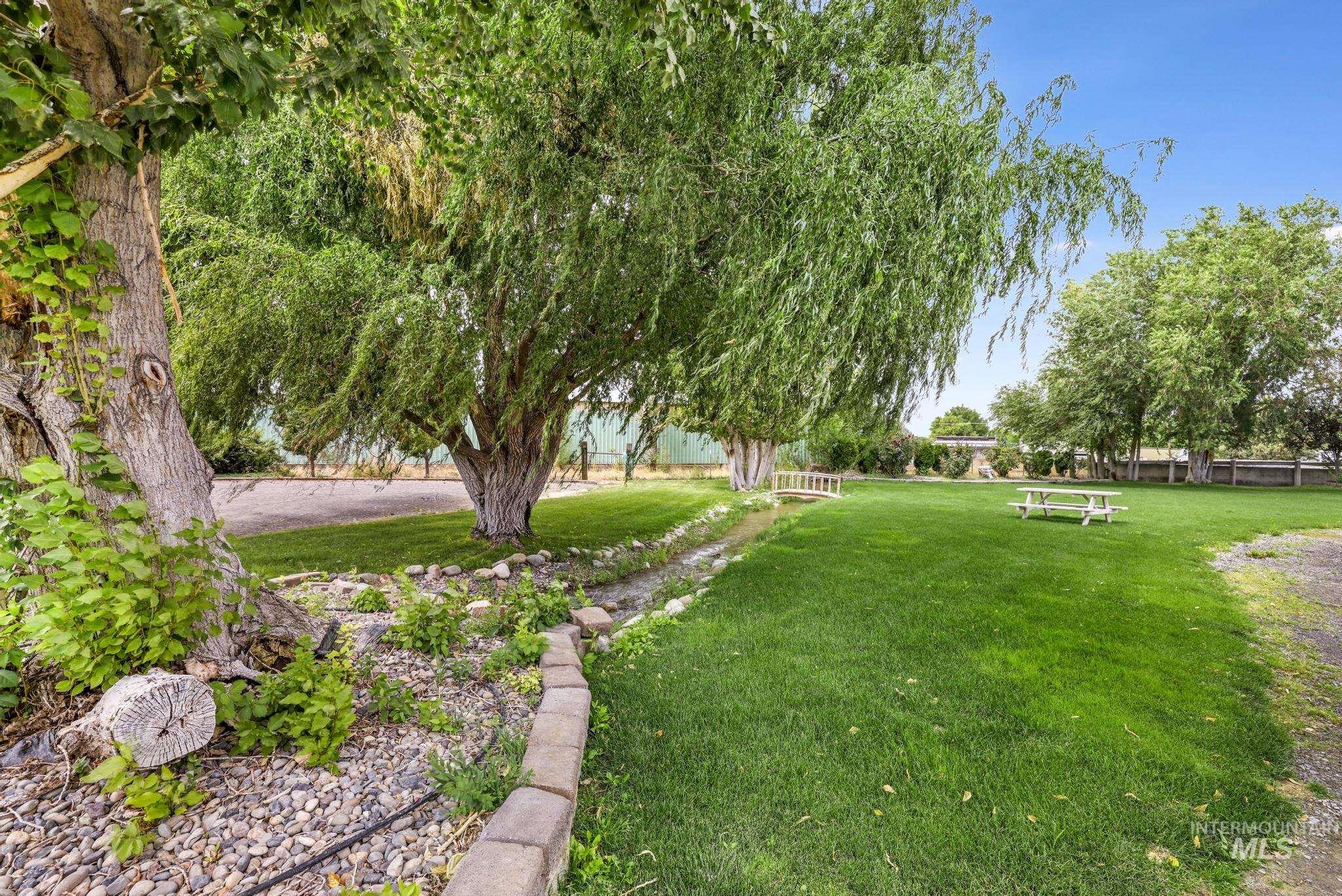 View of green lawn
