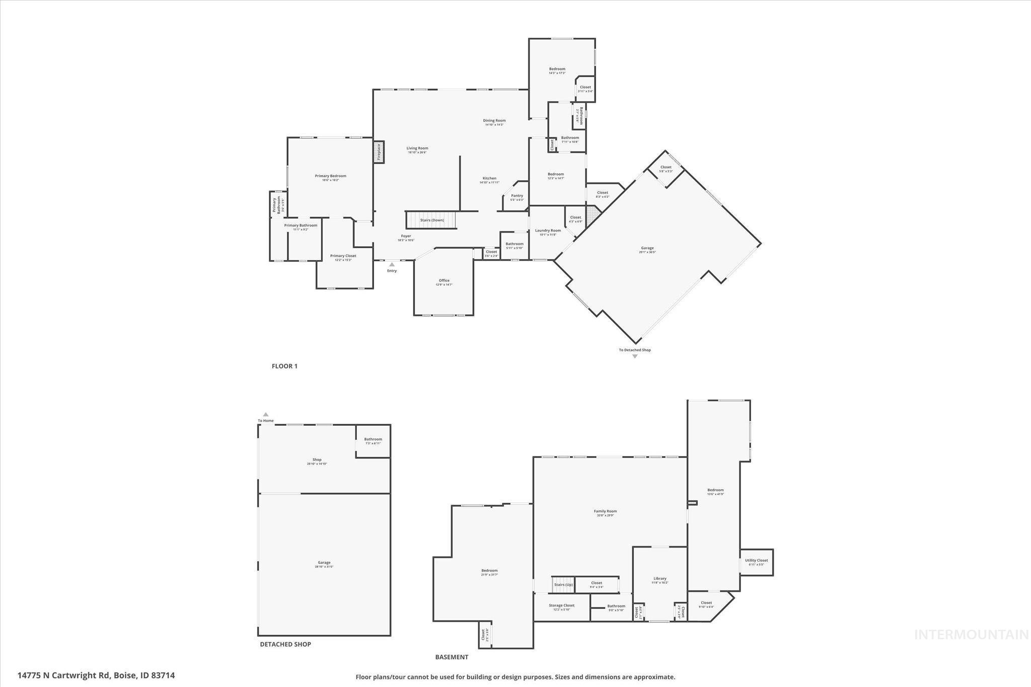 14775 N Cartwright, Boise, Idaho 83714, 5 Bedrooms, 3.5 Bathrooms, Residential For Sale, Price $2,995,000, 98959766