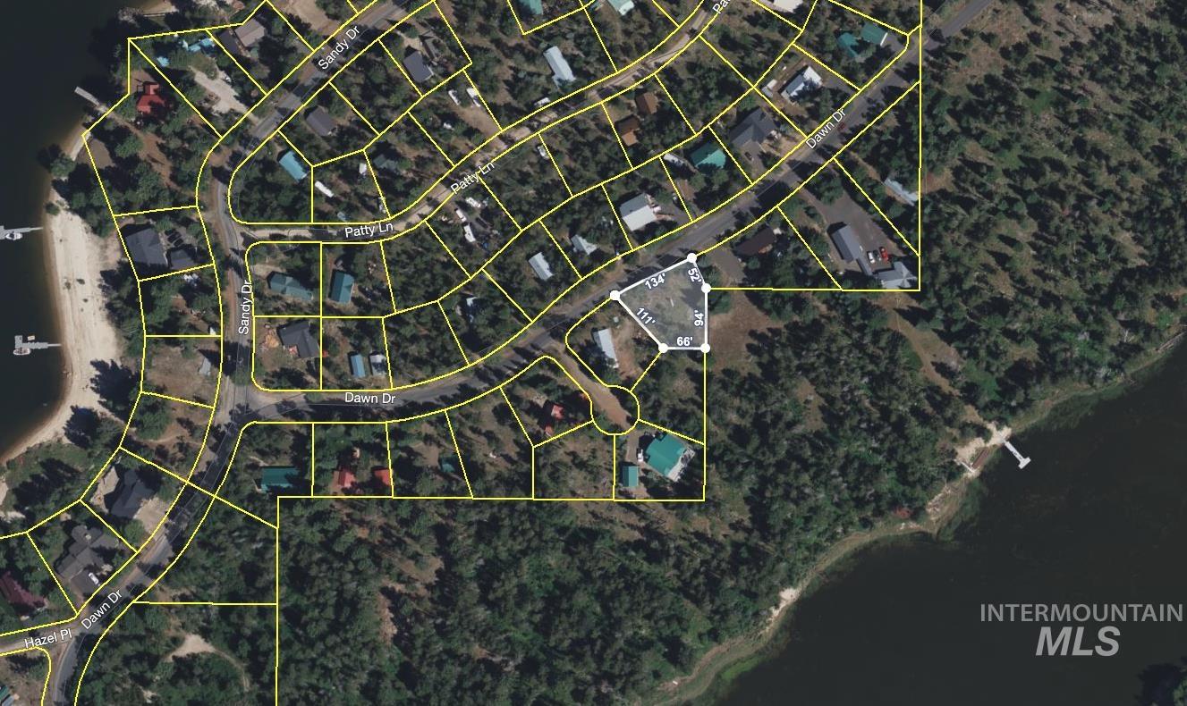 Aerial view of property's location