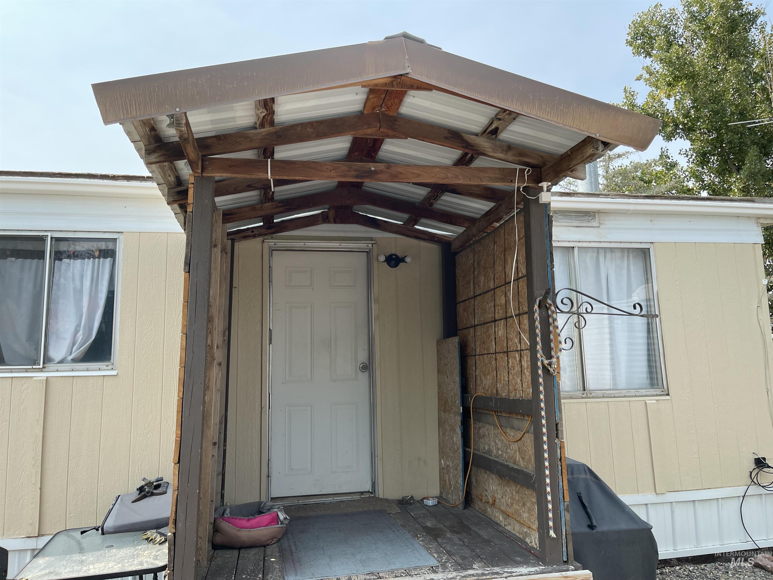 View of exterior entry