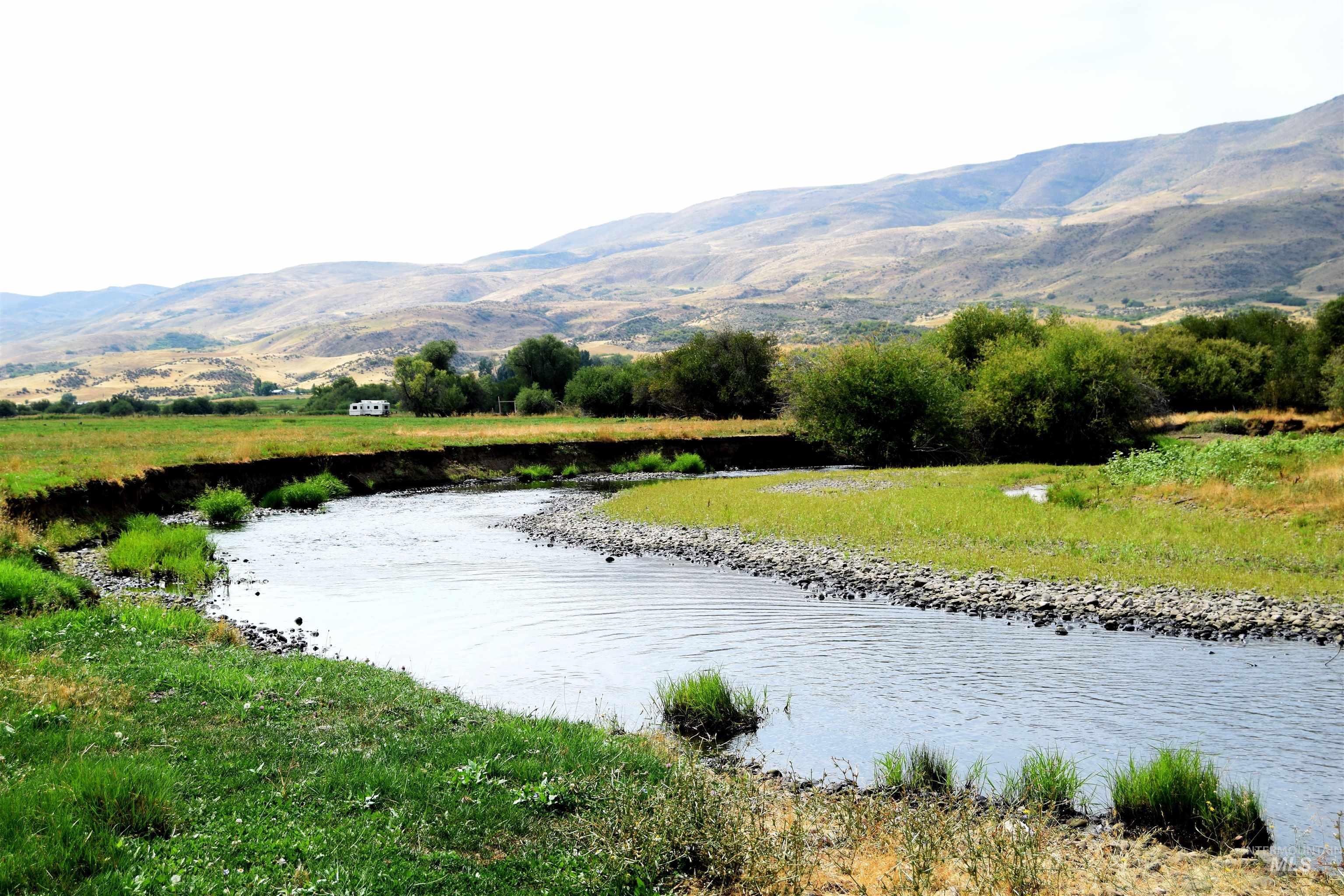 Water view with mountains