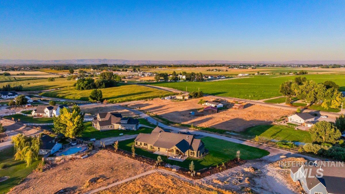 Aerial view of property's location