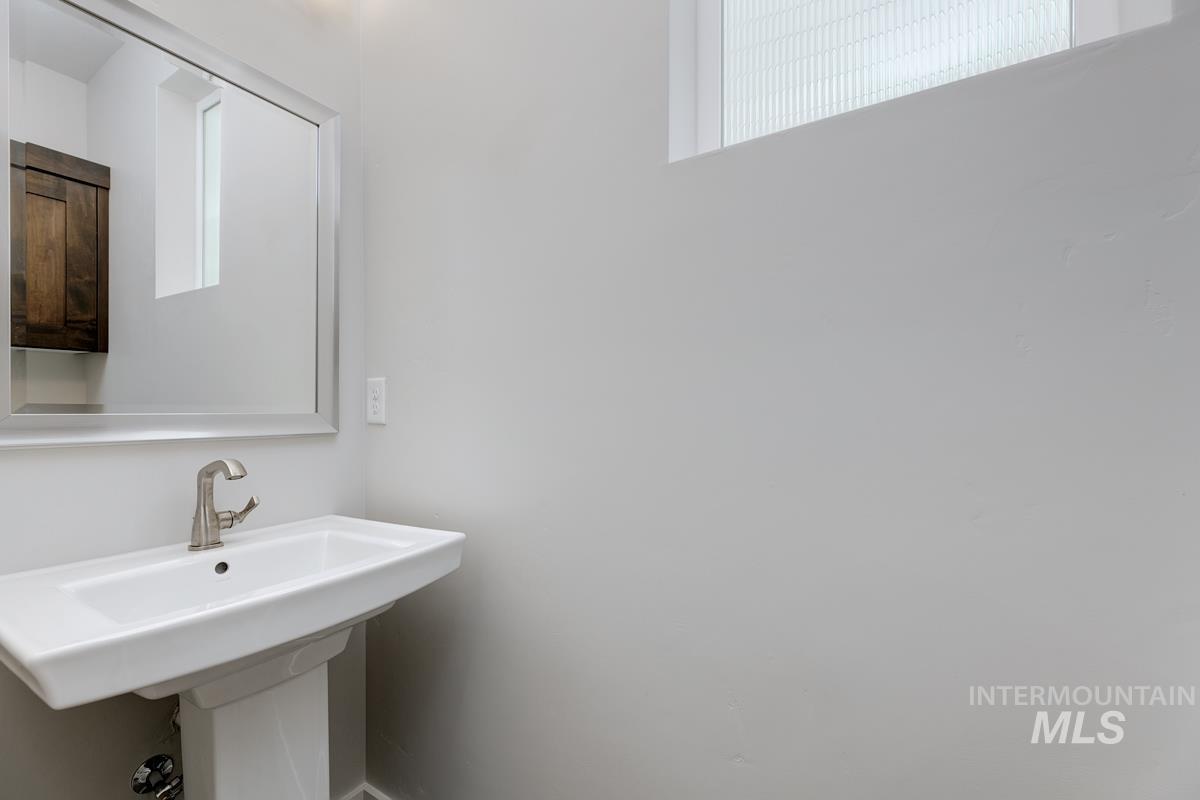 Powder room with plenty of natural light
