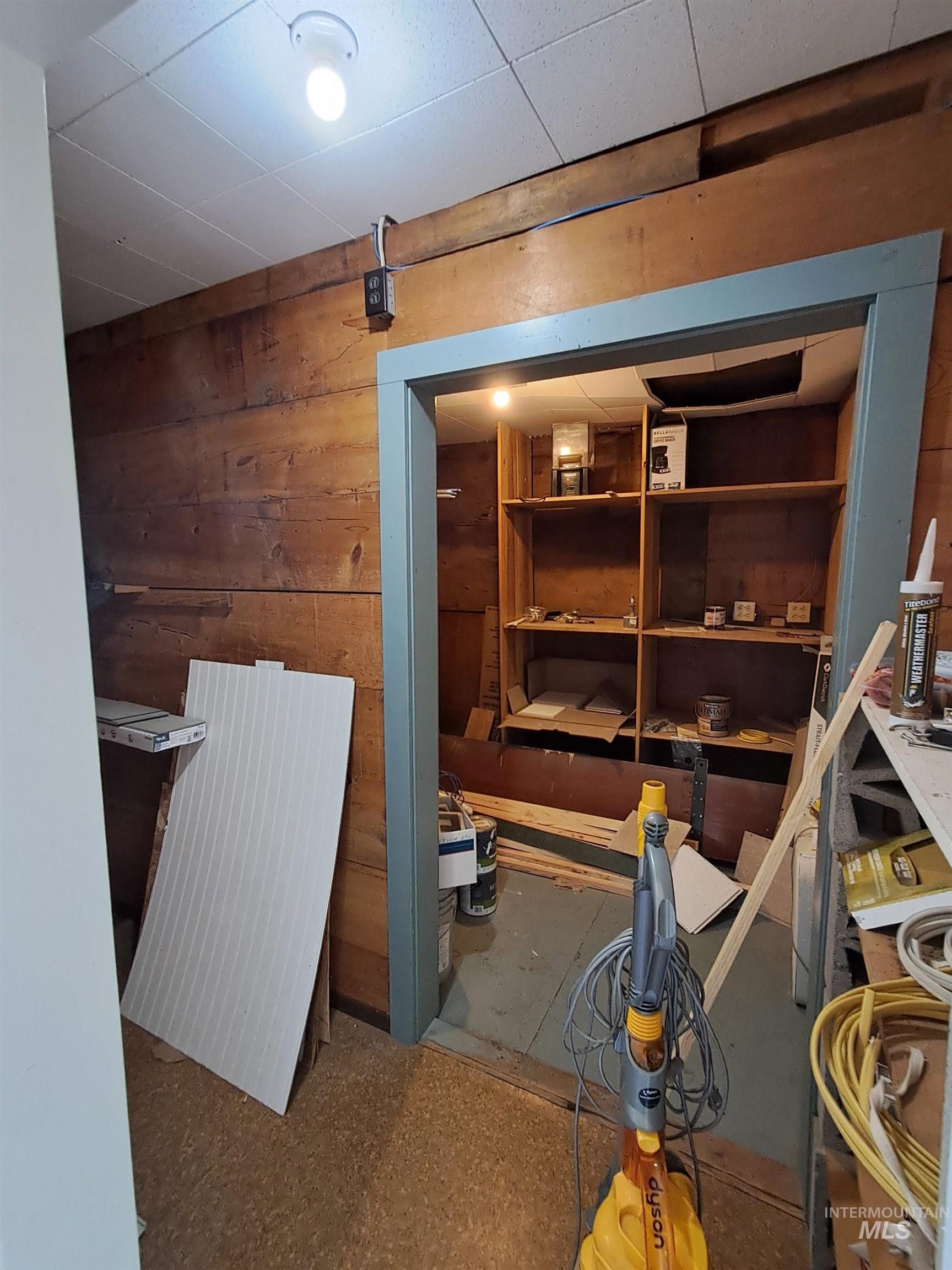 View of storage area
