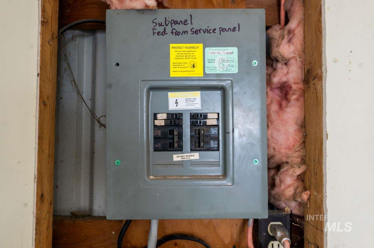 Utilities with electric panel