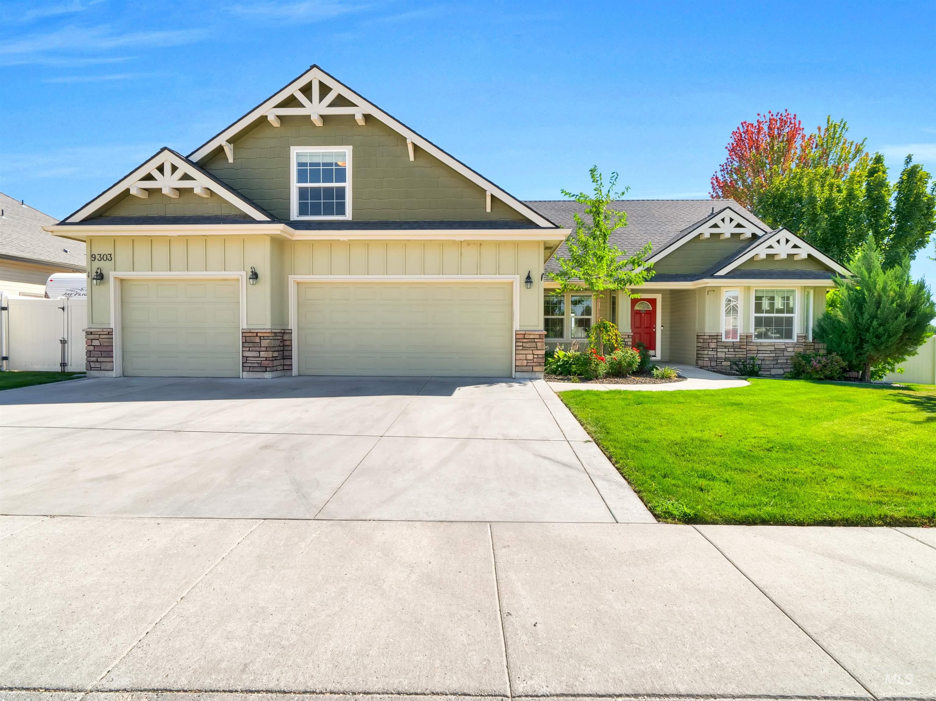 9303 W Stirrup Drive, Boise, Idaho 83709, 4 Bedrooms, 2.5 Bathrooms, Residential For Sale, Price $594,900, 98960066