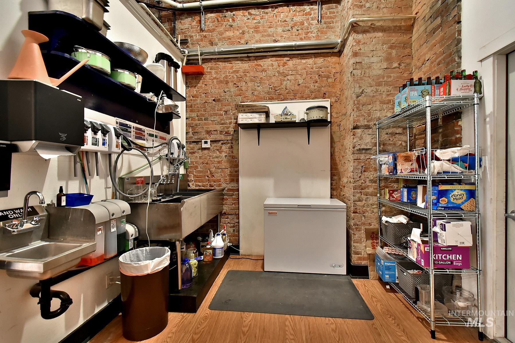 Storage with a sink