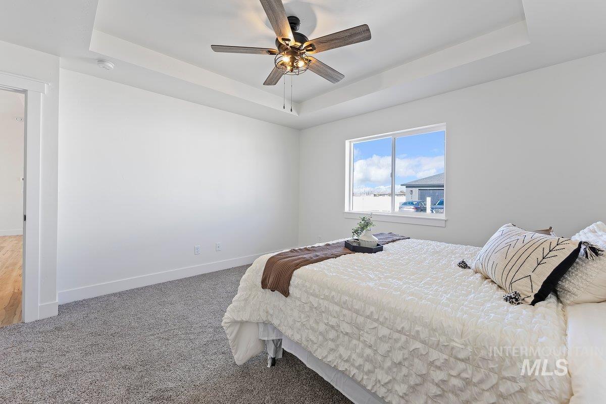 tray ceiling and ceiling fan