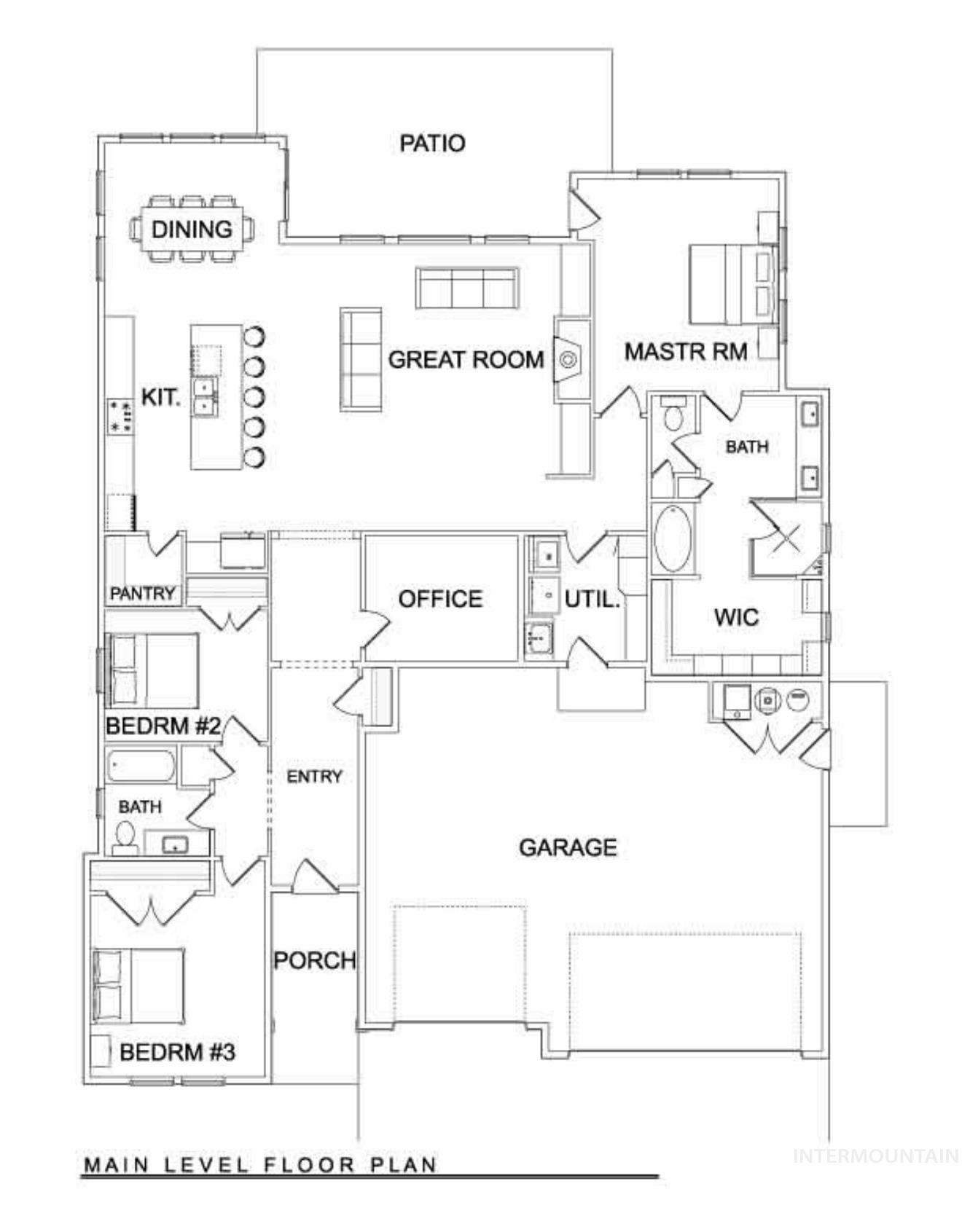 View of floor plan / room layout