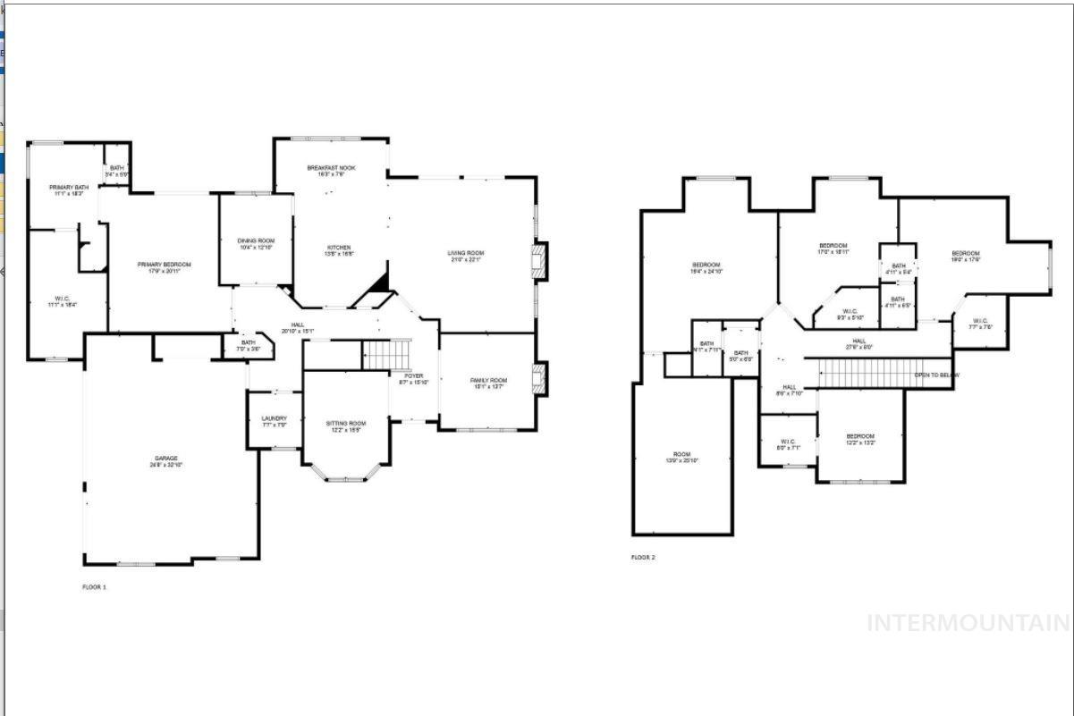 View of floor plan / room layout
