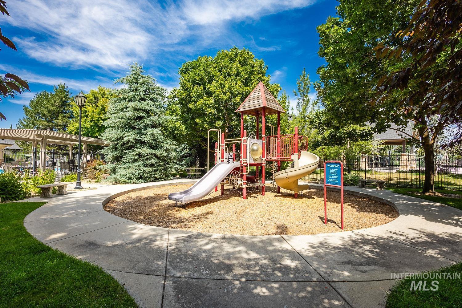 View of community playground