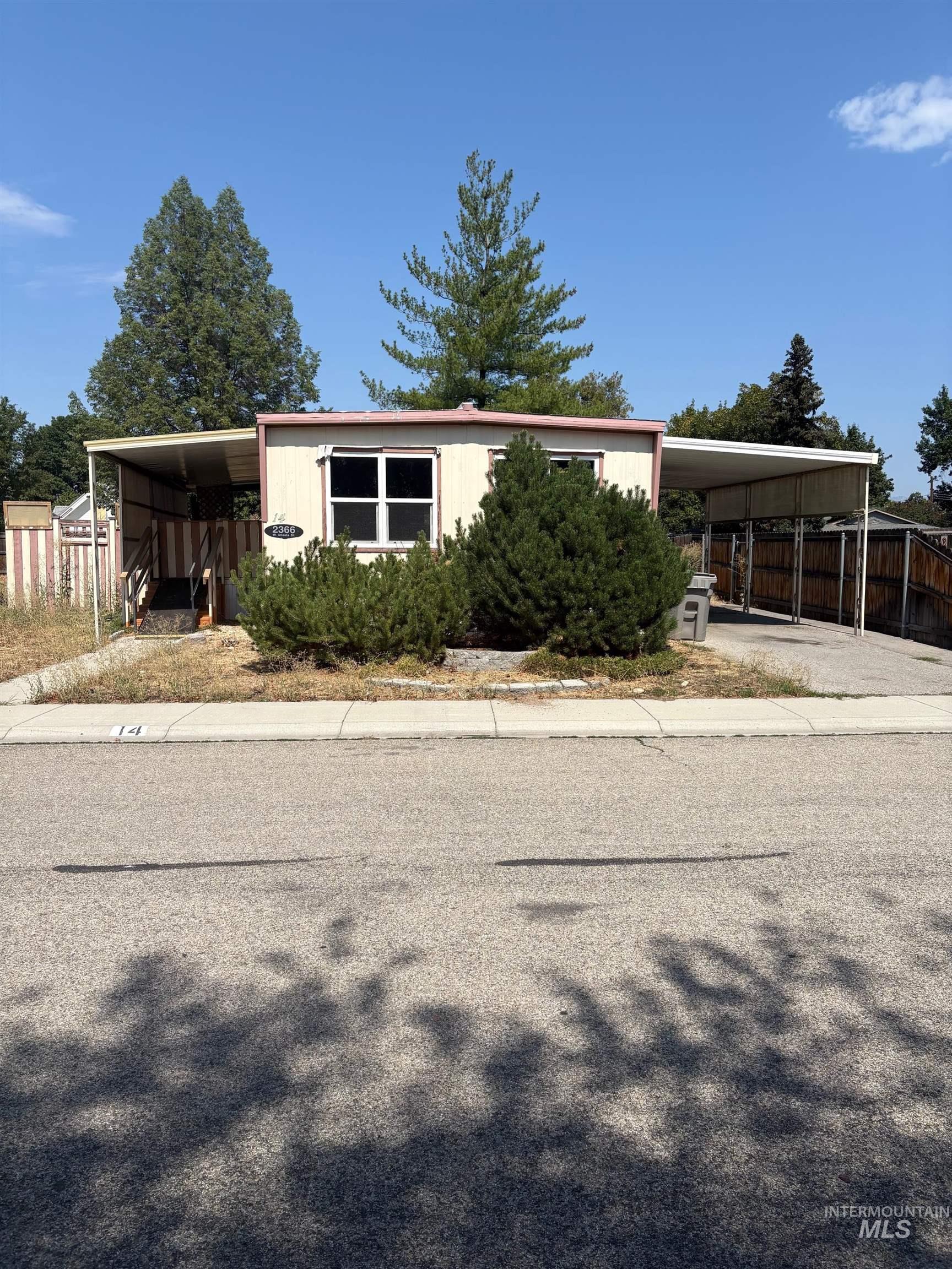 2366 W Atlasta, Boise, Idaho 83705, 2 Bedrooms, 1 Bathroom, Residential For Sale, Price $60,000, 98960109