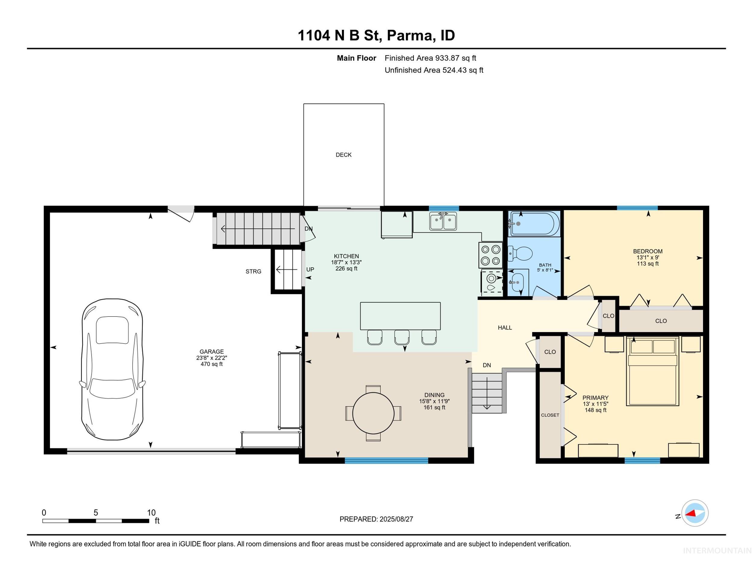 View of floor plan / room layout