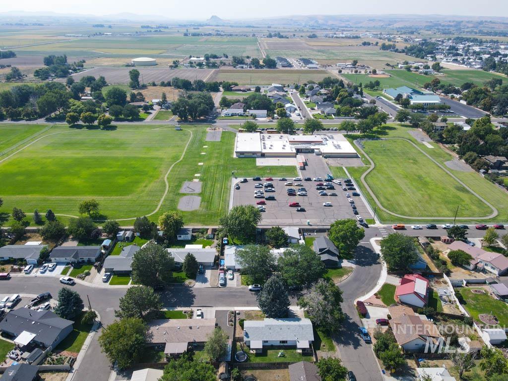 Aerial overview of property's location