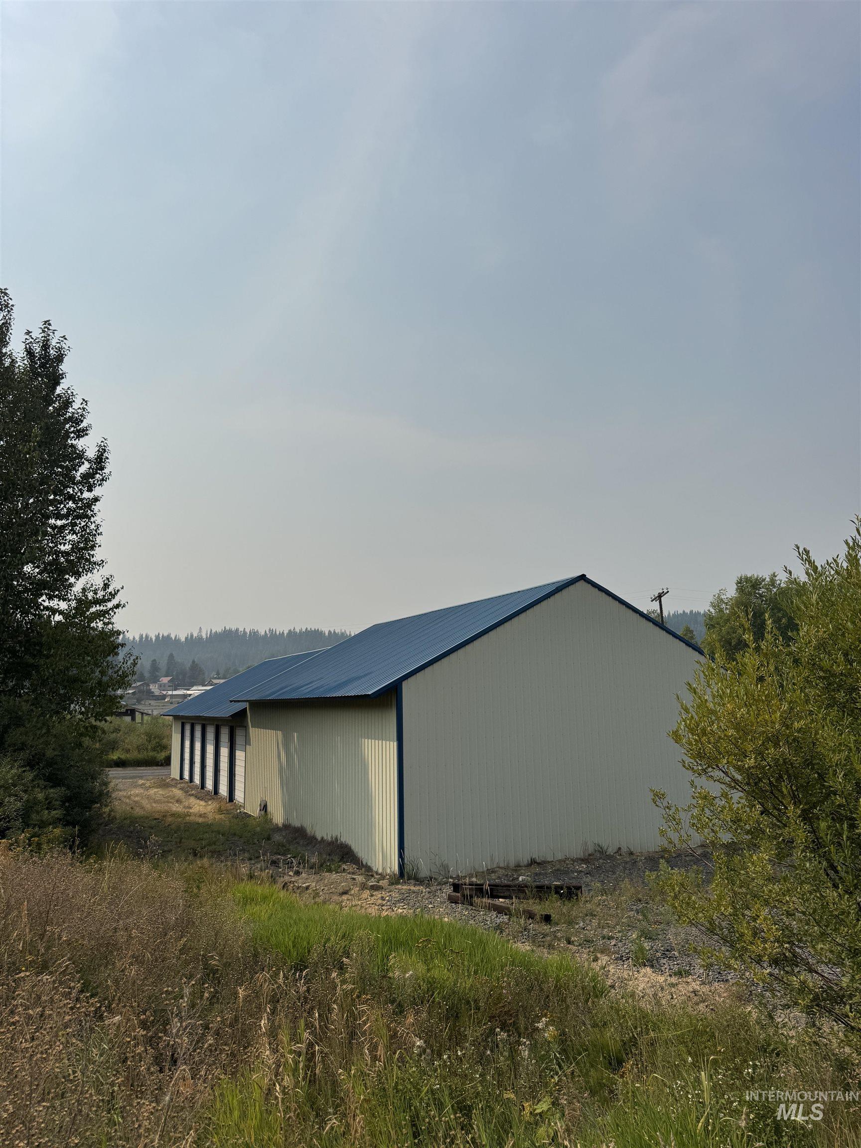 View of pole building