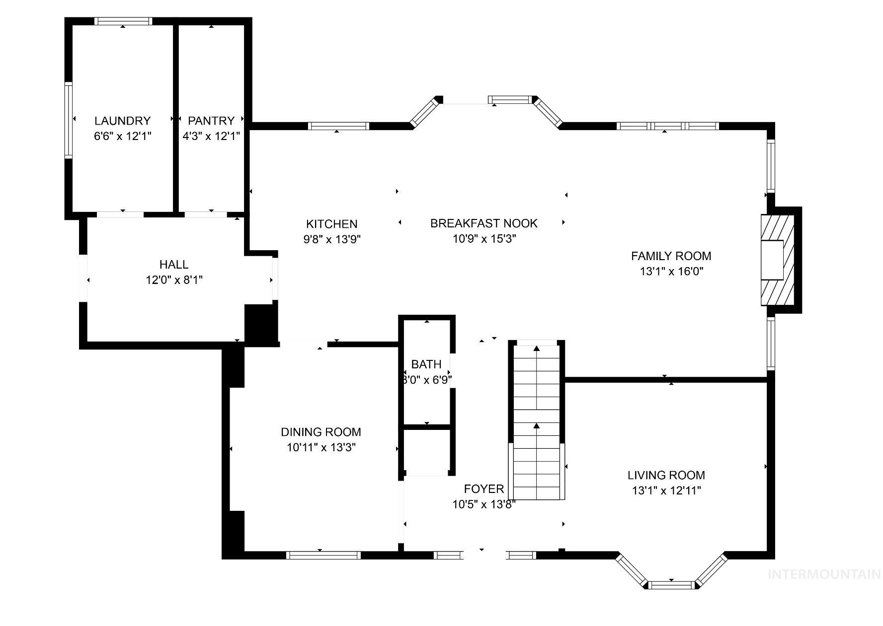 View of room layout