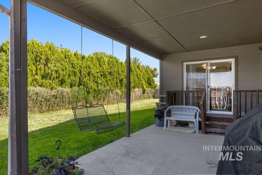 View of patio