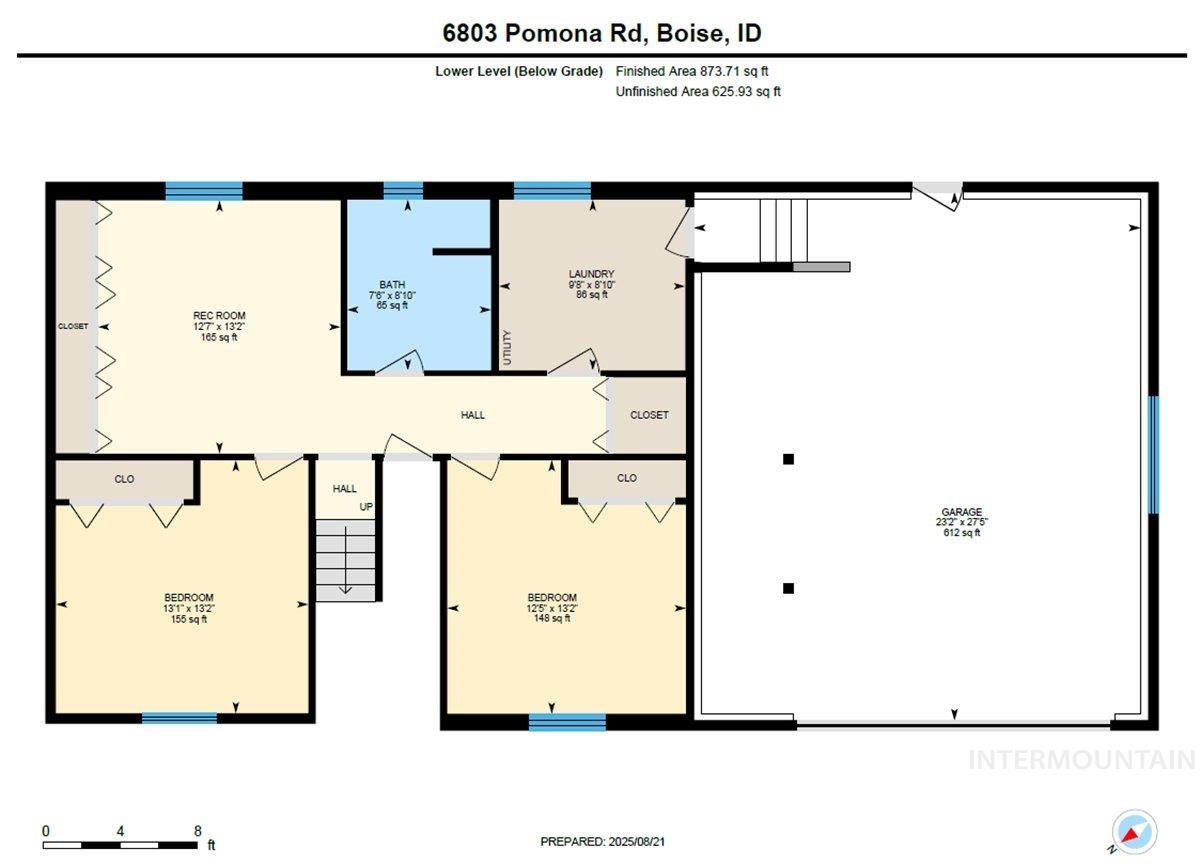 6803 W Pomona Rd, Boise, Idaho 83704, 4 Bedrooms, 2 Bathrooms, Residential For Sale, Price $549,900, 98960165