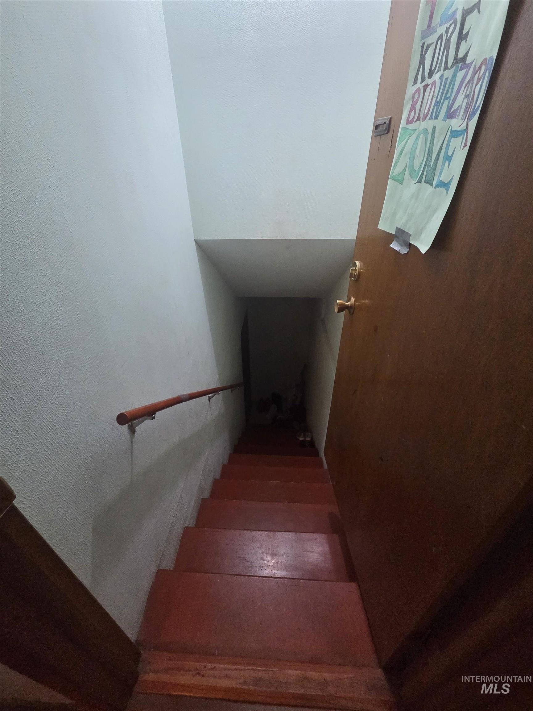 View of stairway