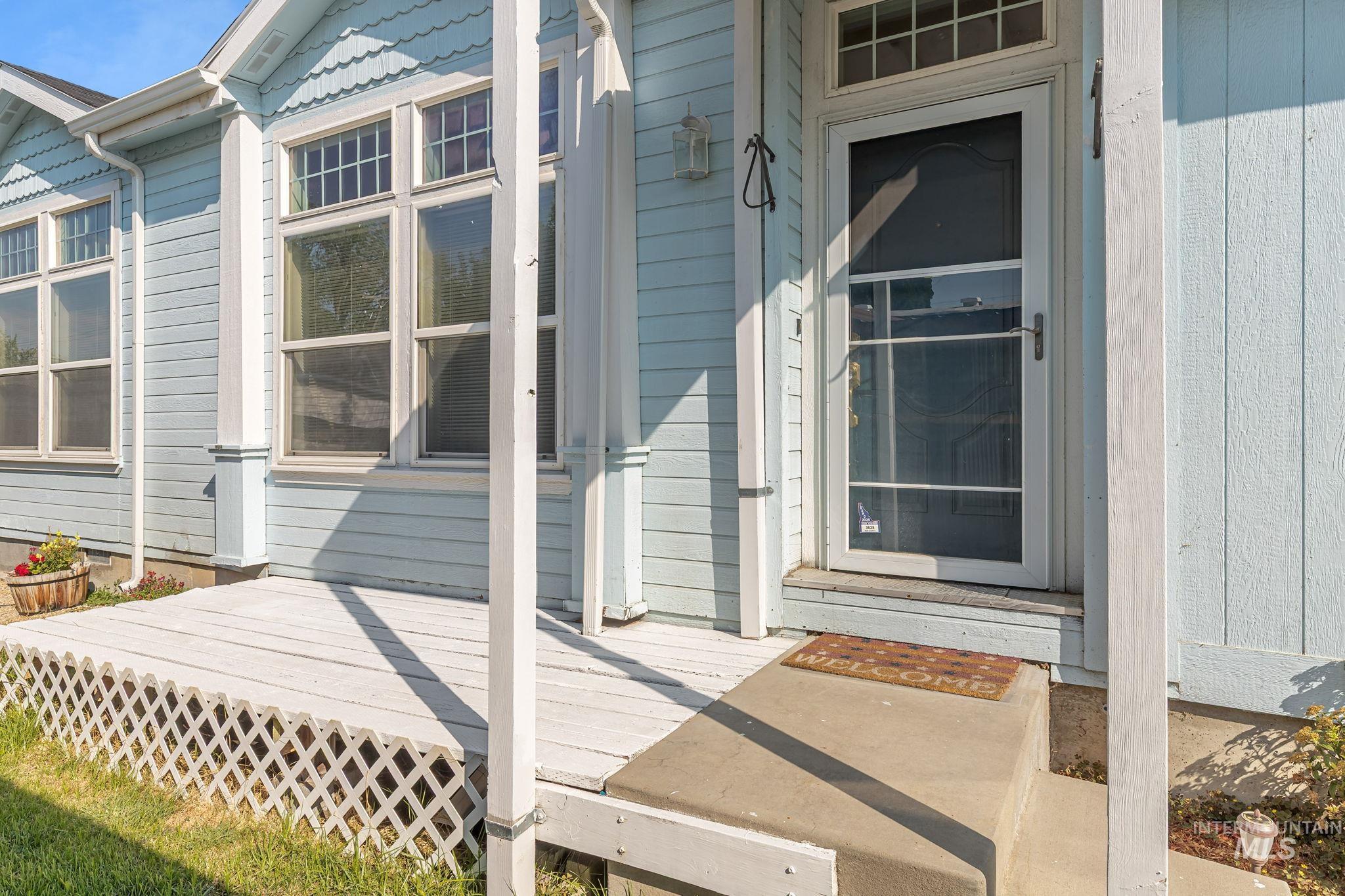 Doorway to property