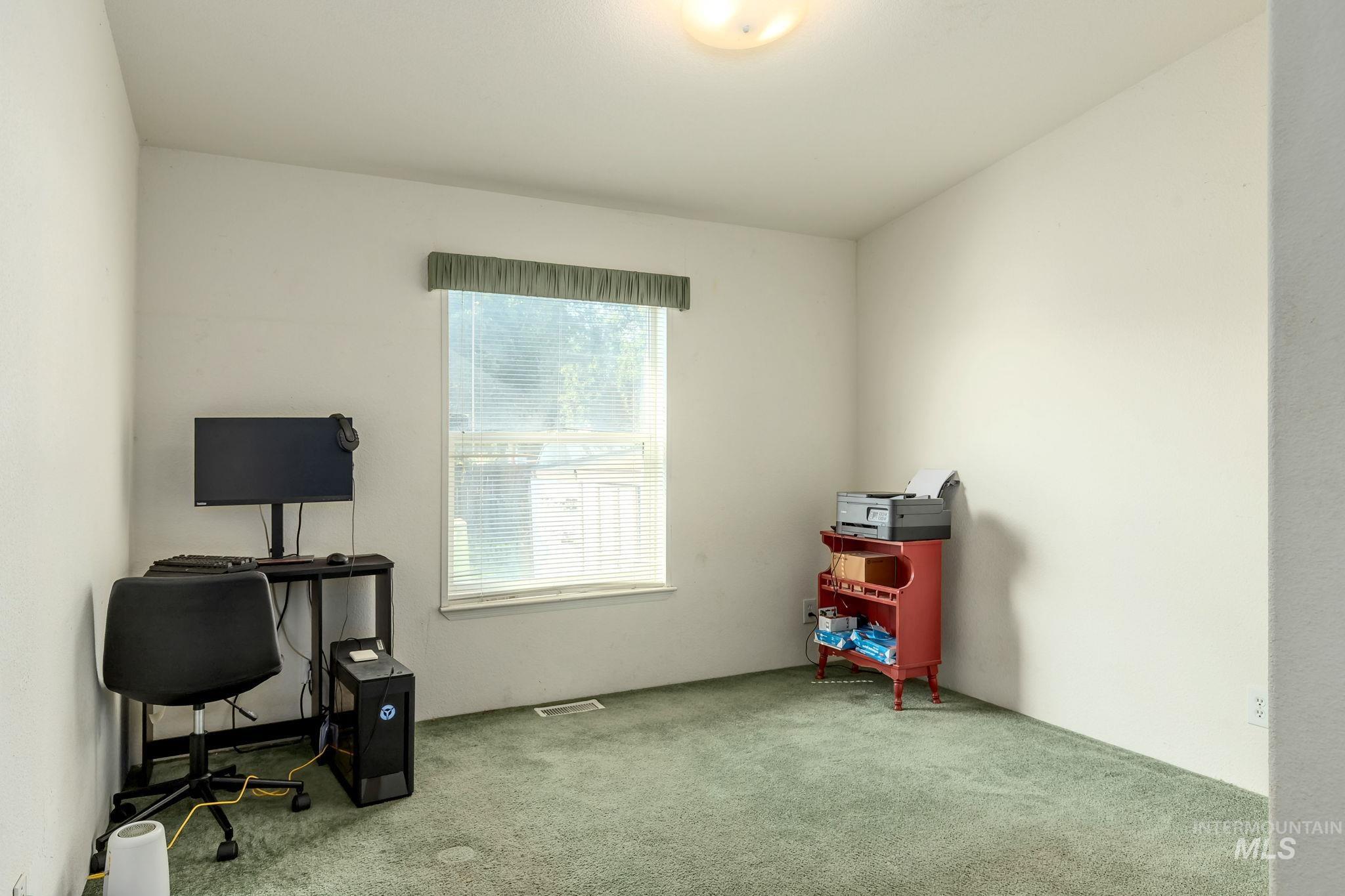 View of carpeted office
