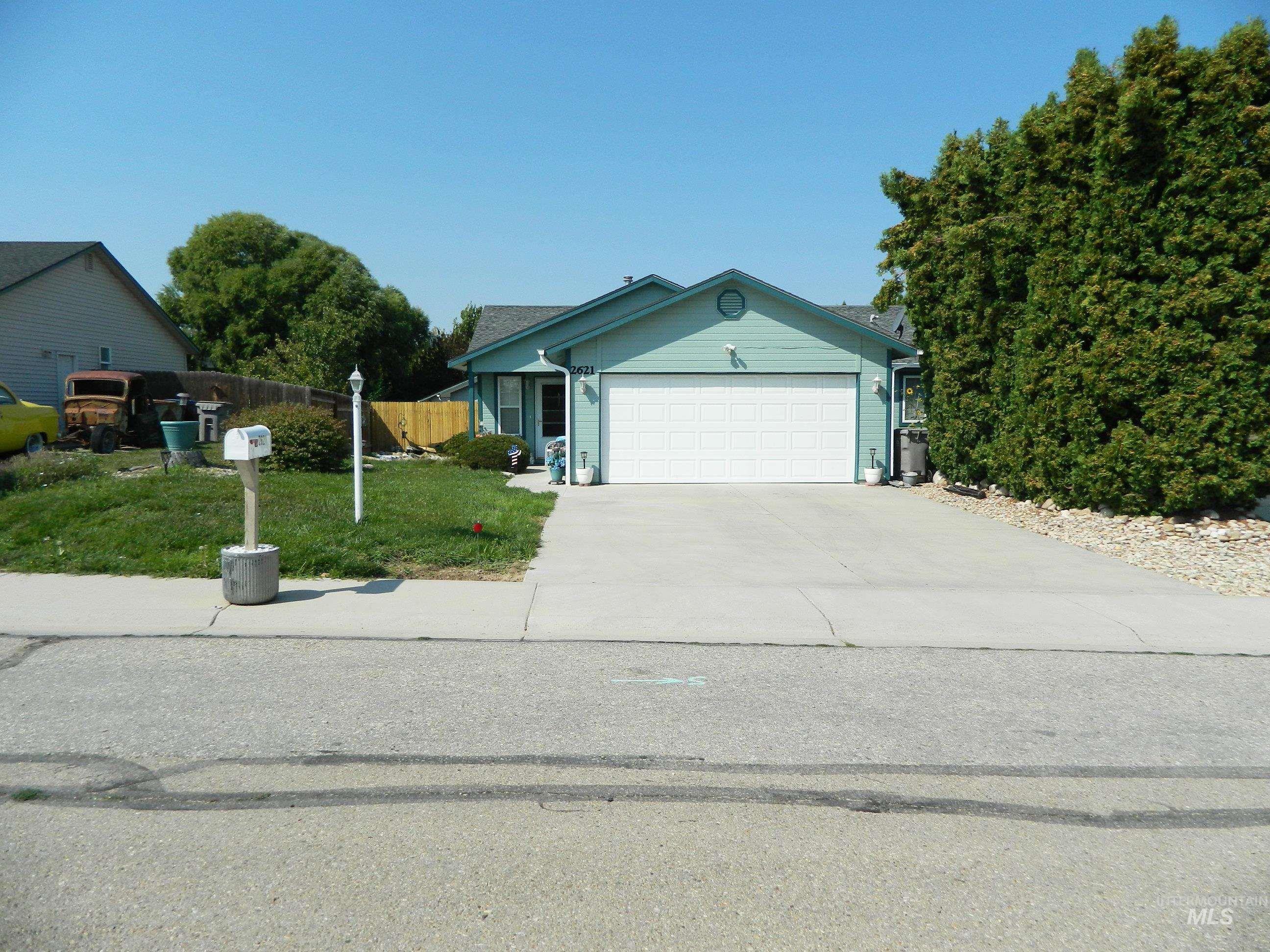 Single story home with 2 Car garage
