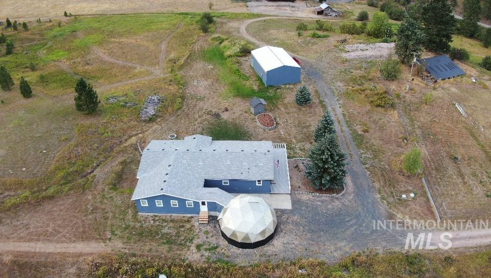 Aerial view of property's location