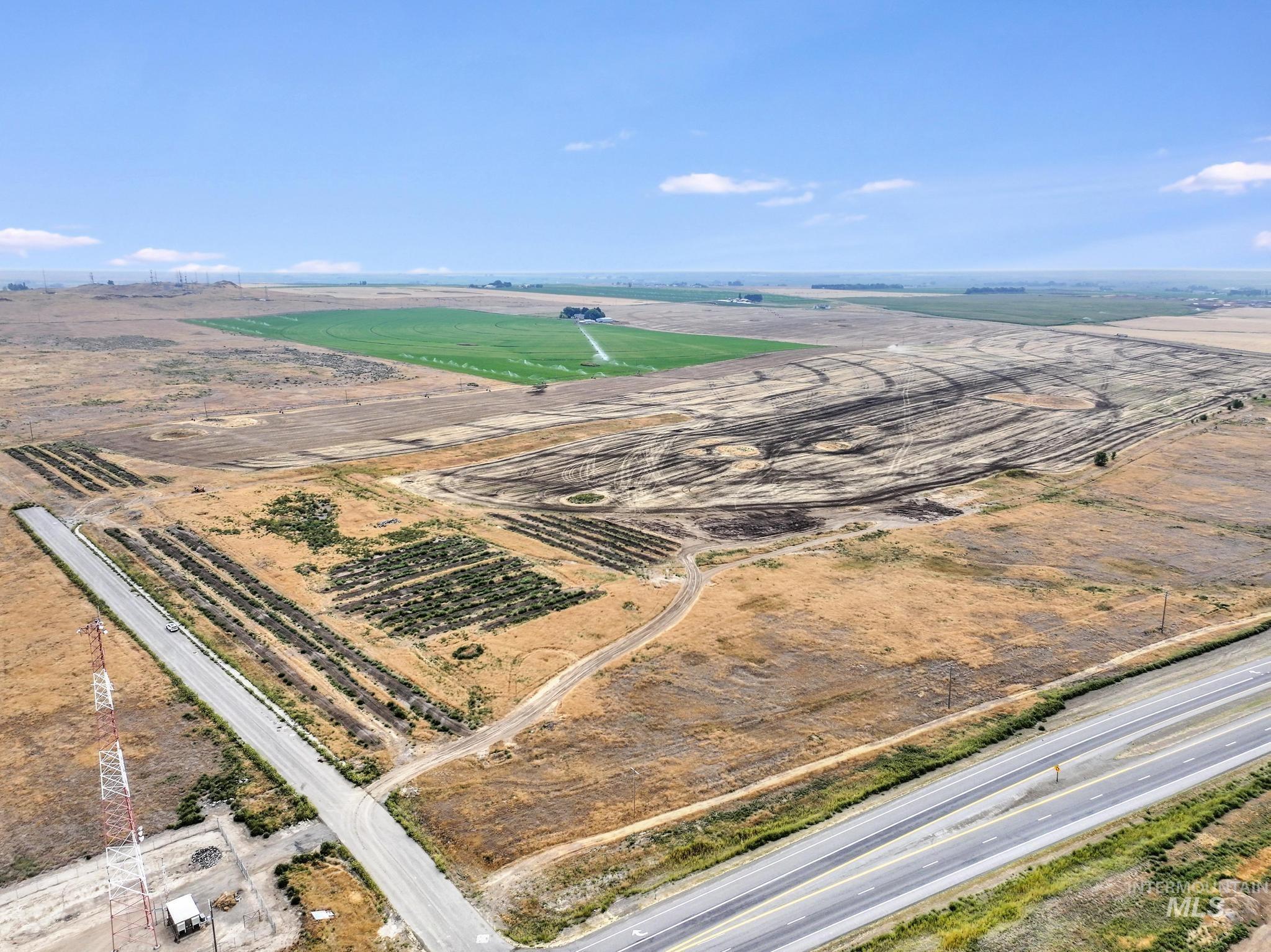 View of rural area featuring farmland