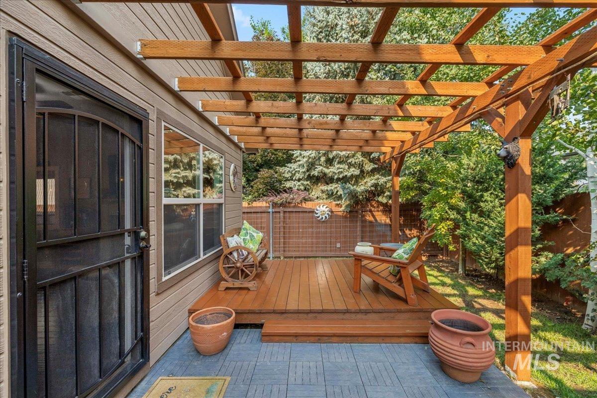 View of deck