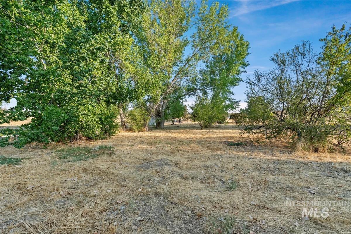View of yard featuring a view of countryside