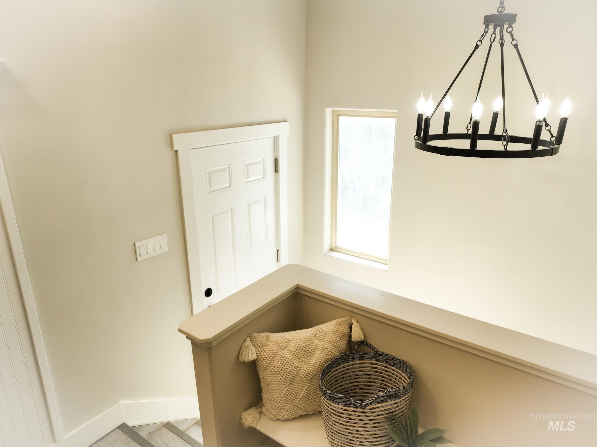 Unfurnished dining area featuring baseboards