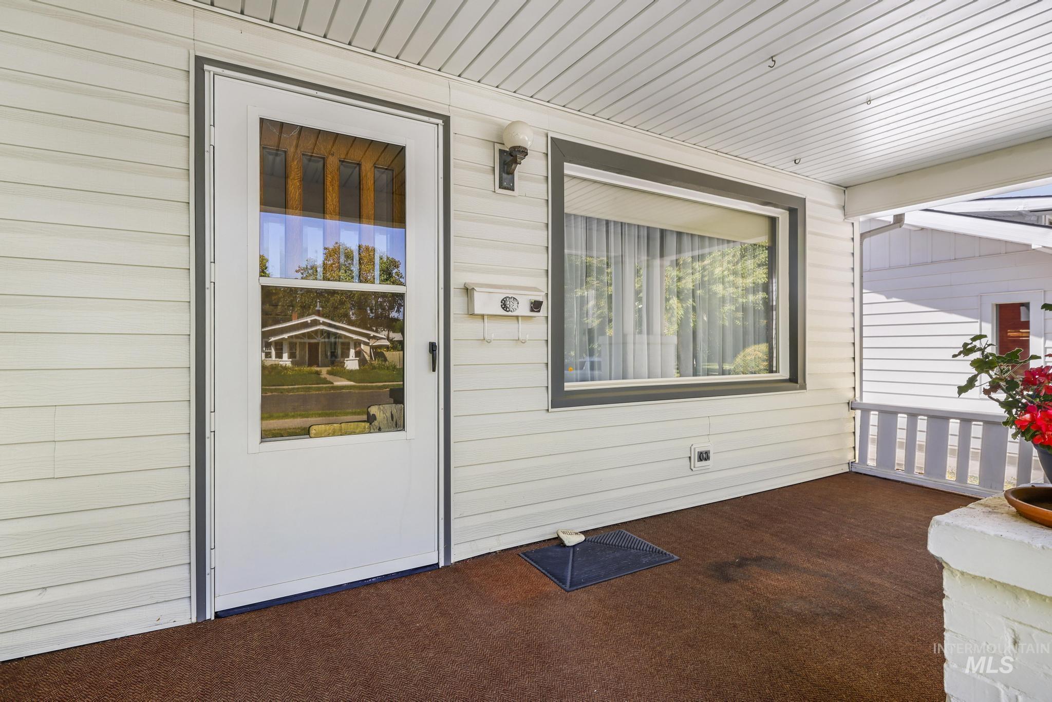 Doorway to property