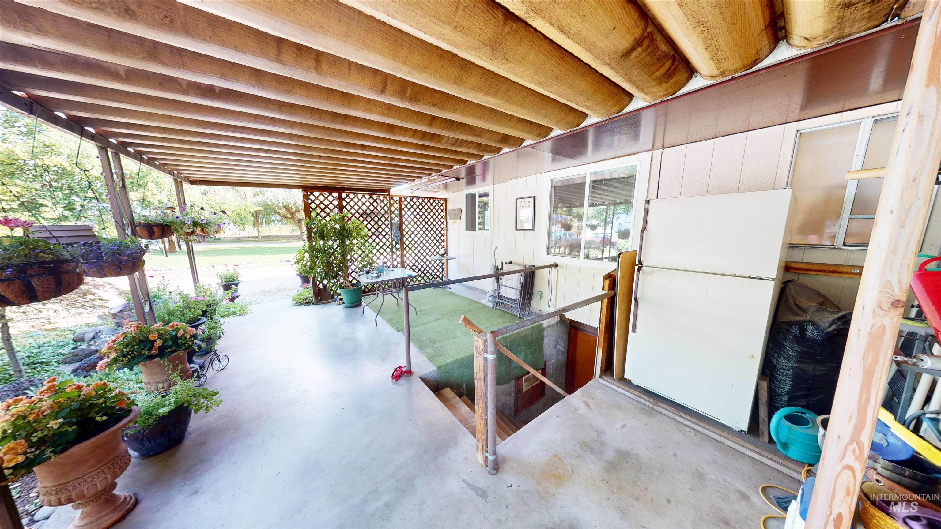View of patio
